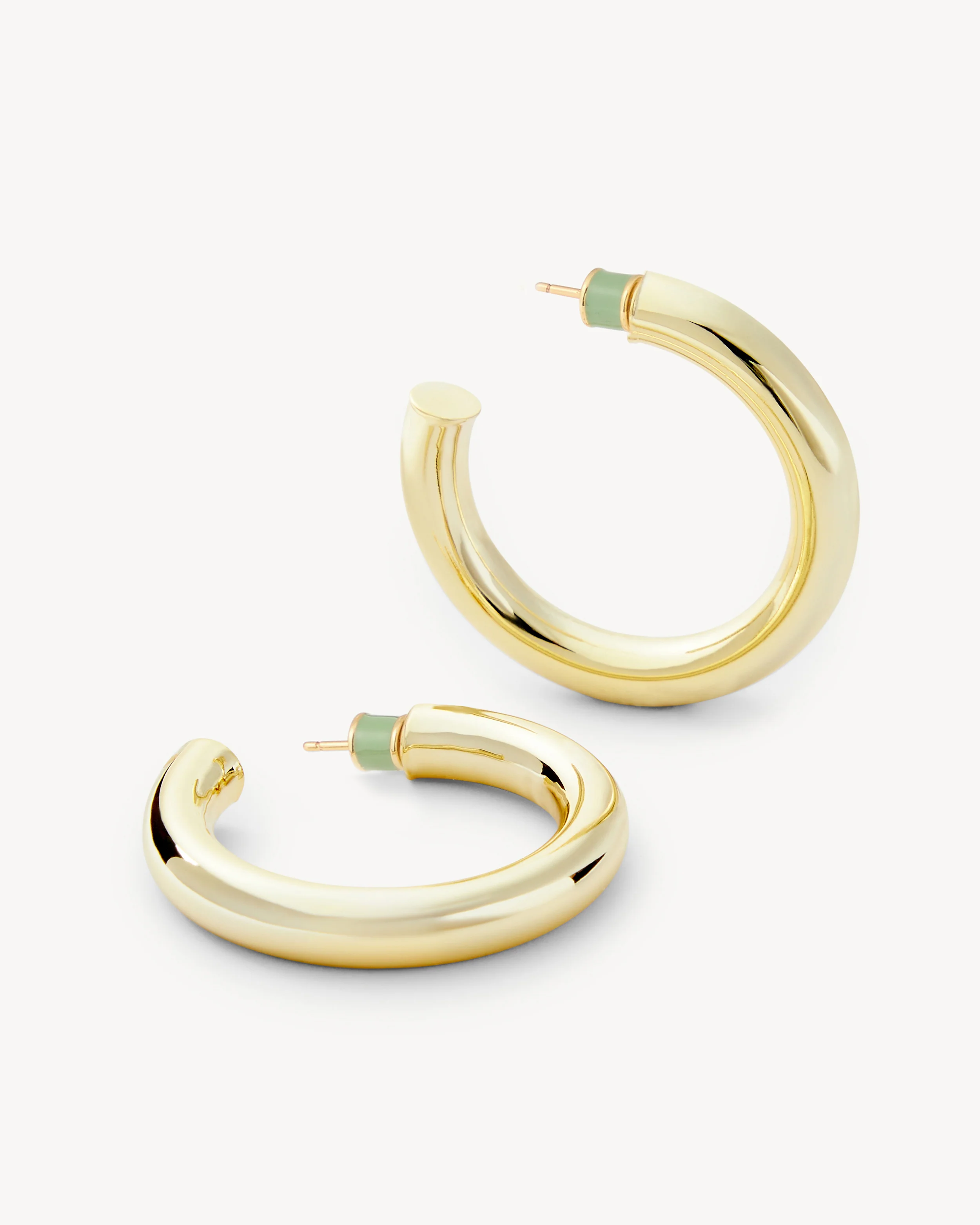 1.5" Perfect Hoops in Gold - Image 3