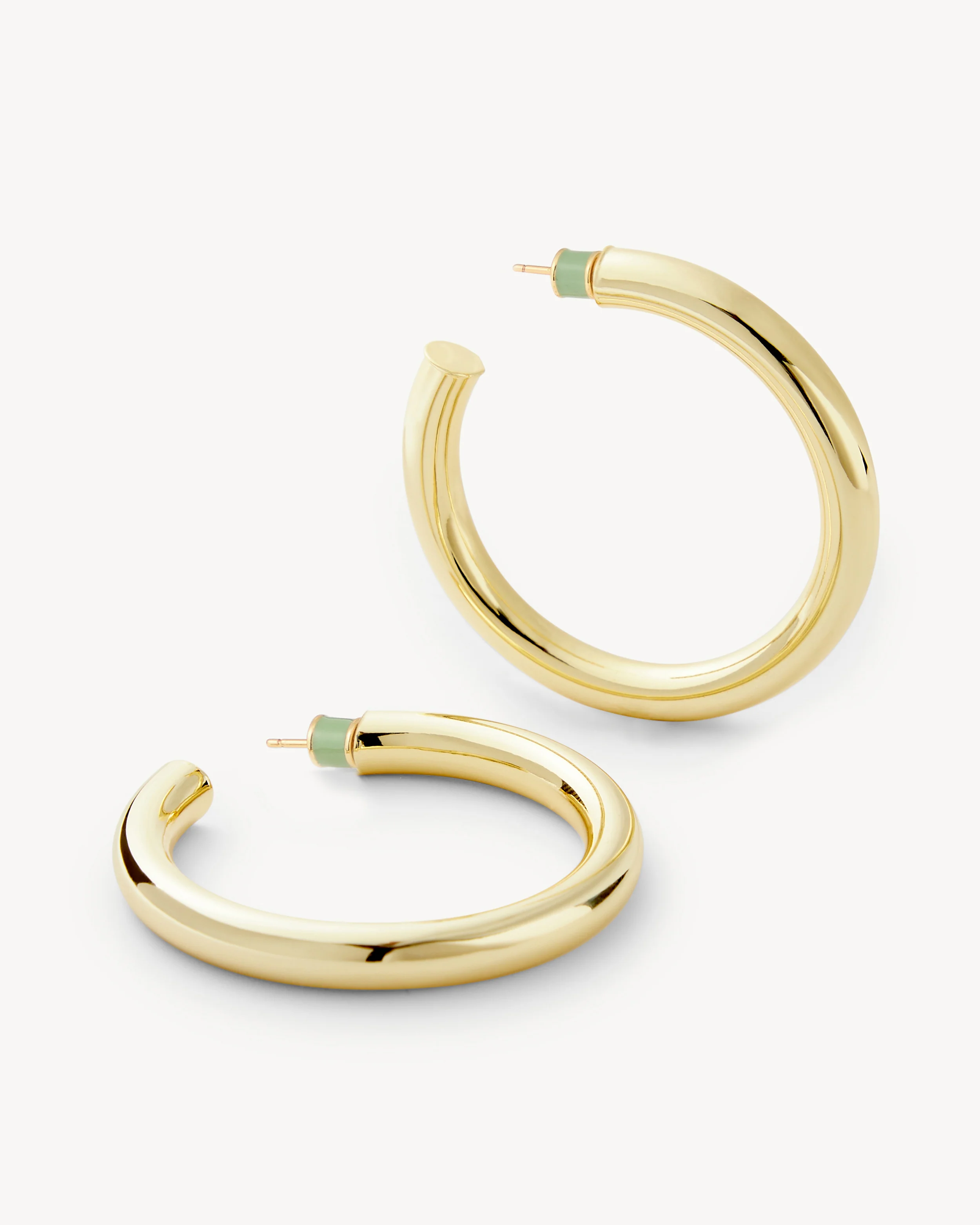2" Perfect Hoops in Gold - Image 3