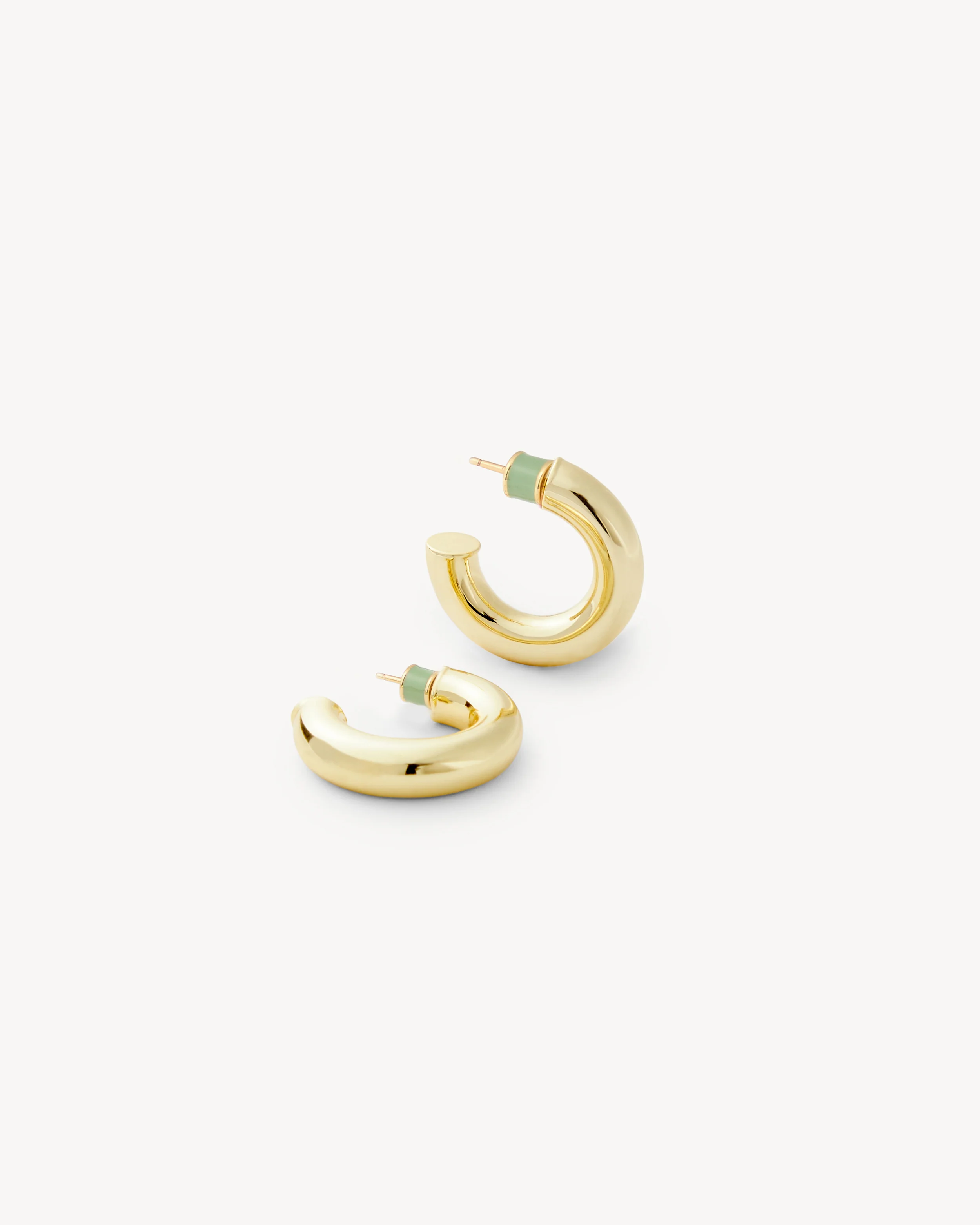 .75" Perfect Hoops in Gold - Image 3