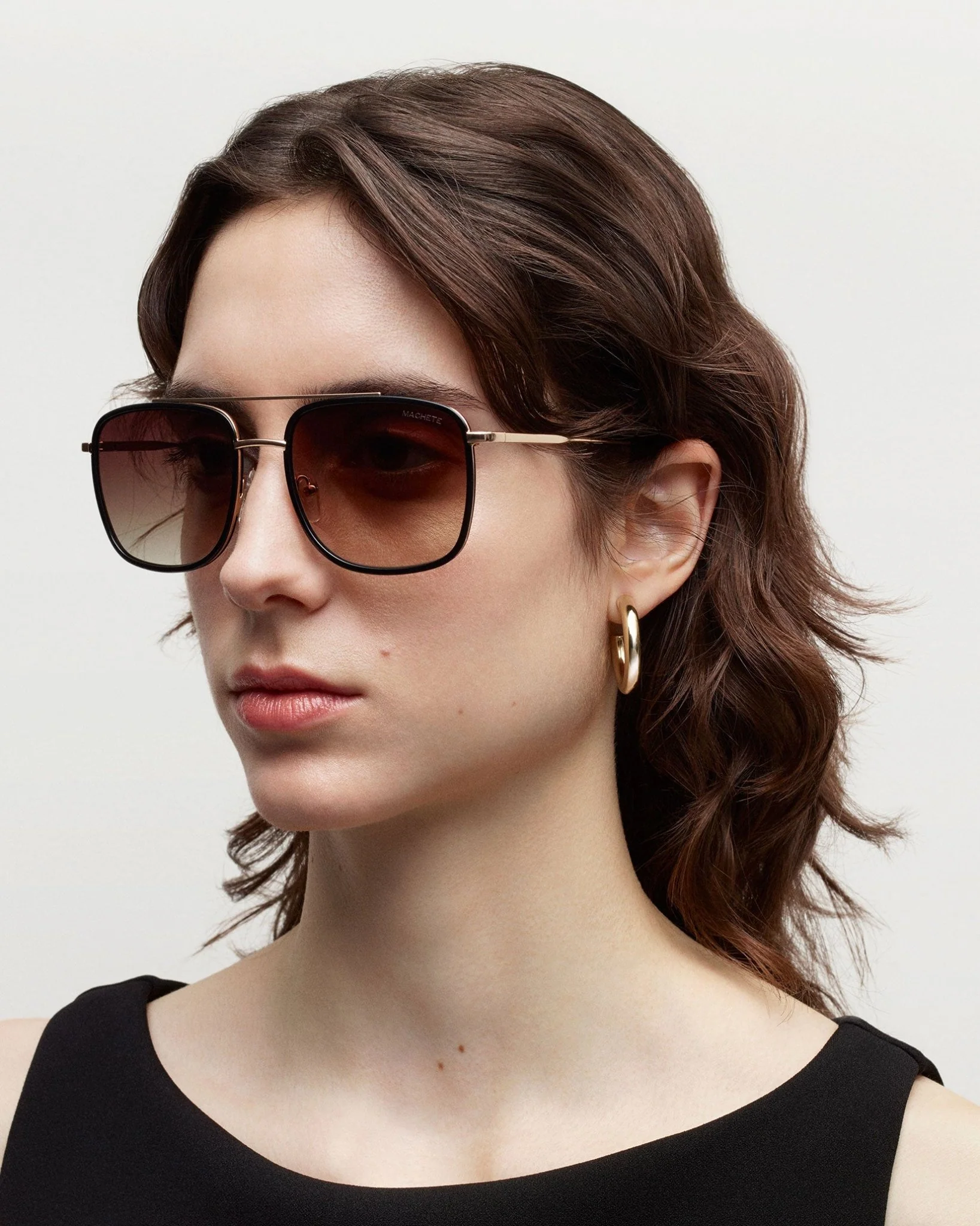 Amelia Sunglasses in White - Image 4