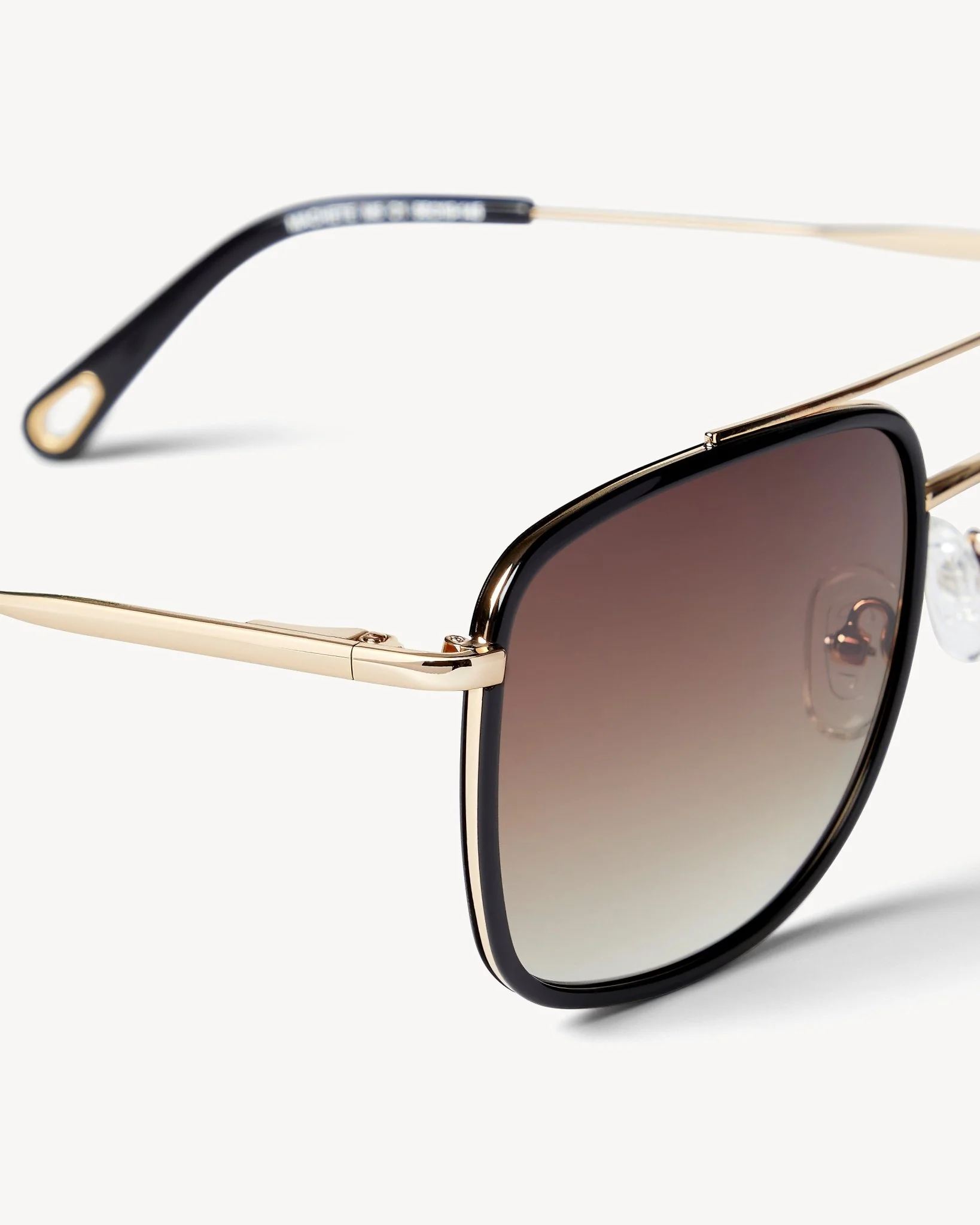 Amelia Sunglasses in Black - Image 3