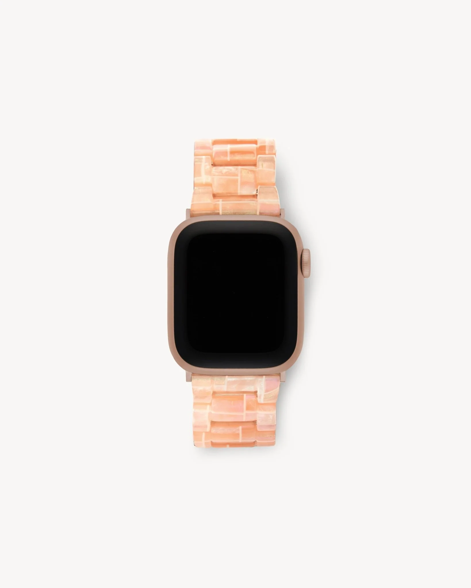 Apple Watch Band in Apricot Shell Checker - Image 3