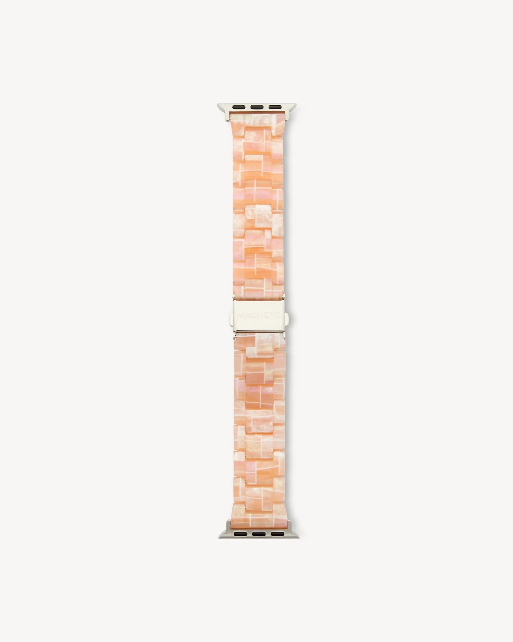 Apple Watch Band in Apricot Shell Checker - Image 5