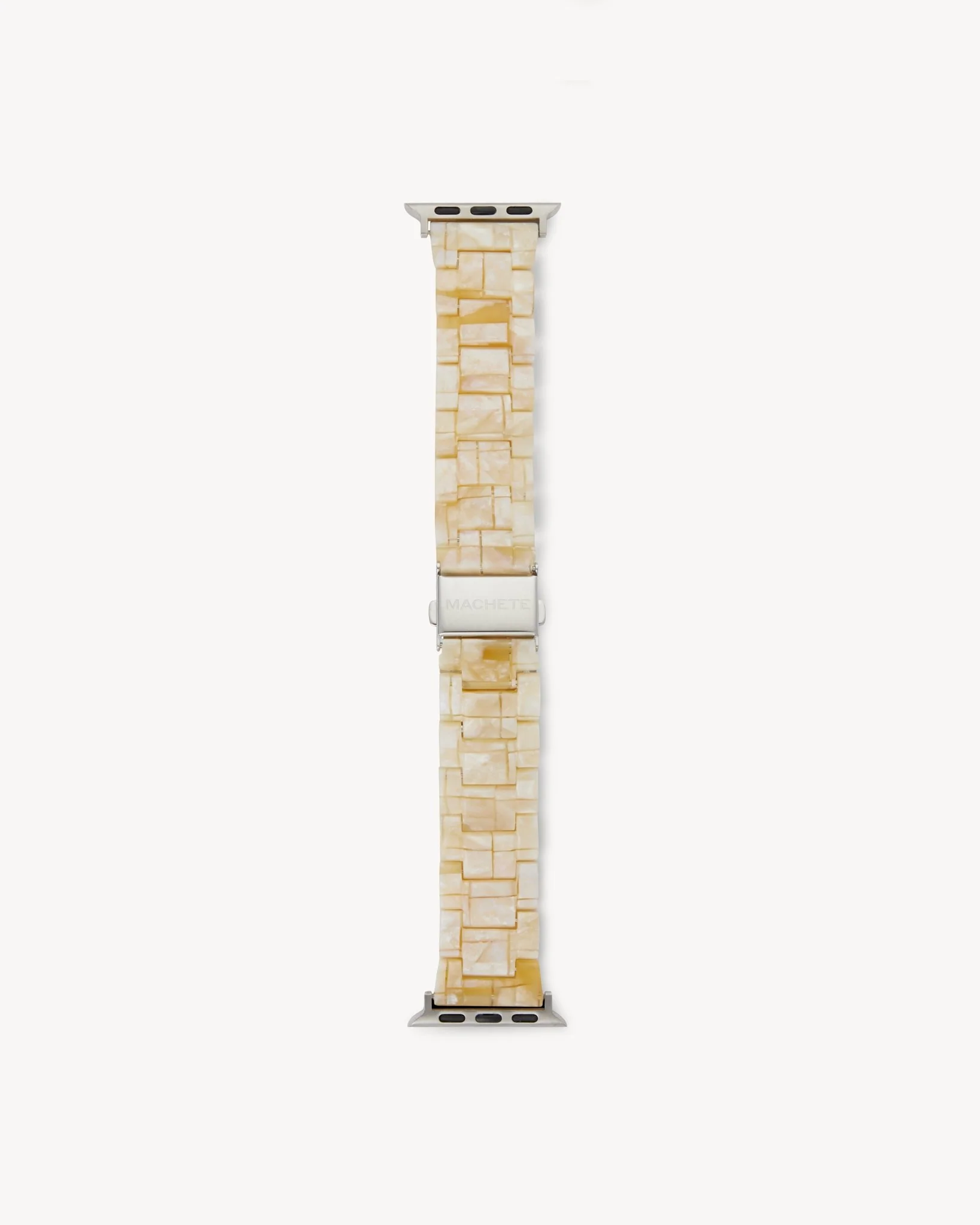 Apple Watch Band in Sea Shell Checker - Image 5