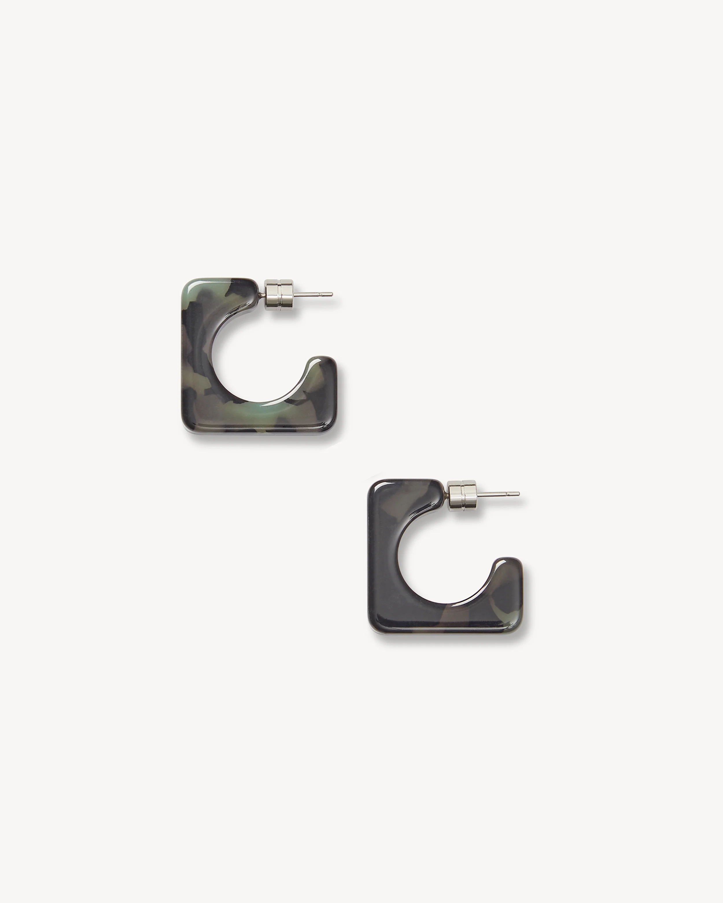 Atlas Hoops in Fog Tortoise