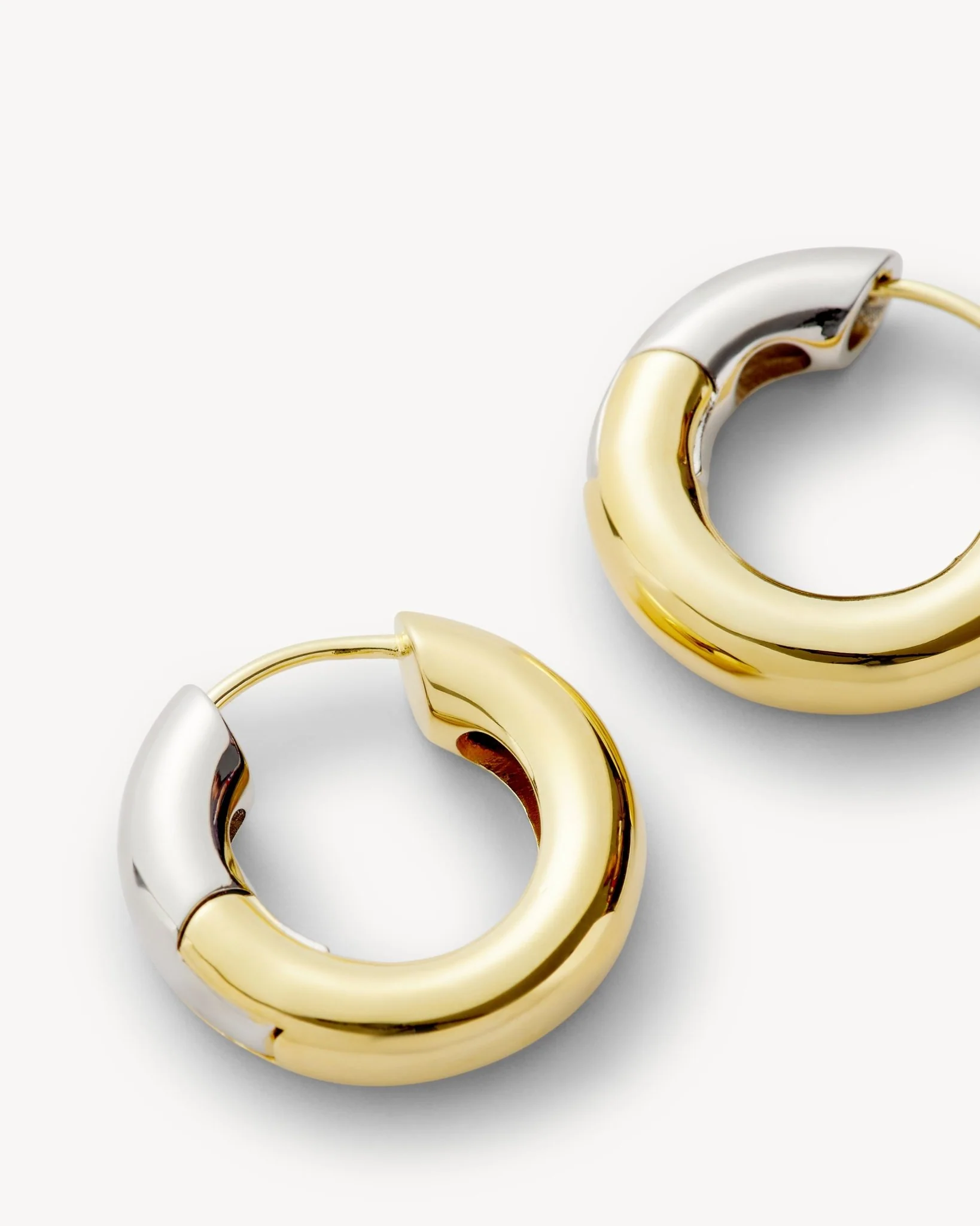 Baby Chunky Hoops in 3/4 Gold - Image 2
