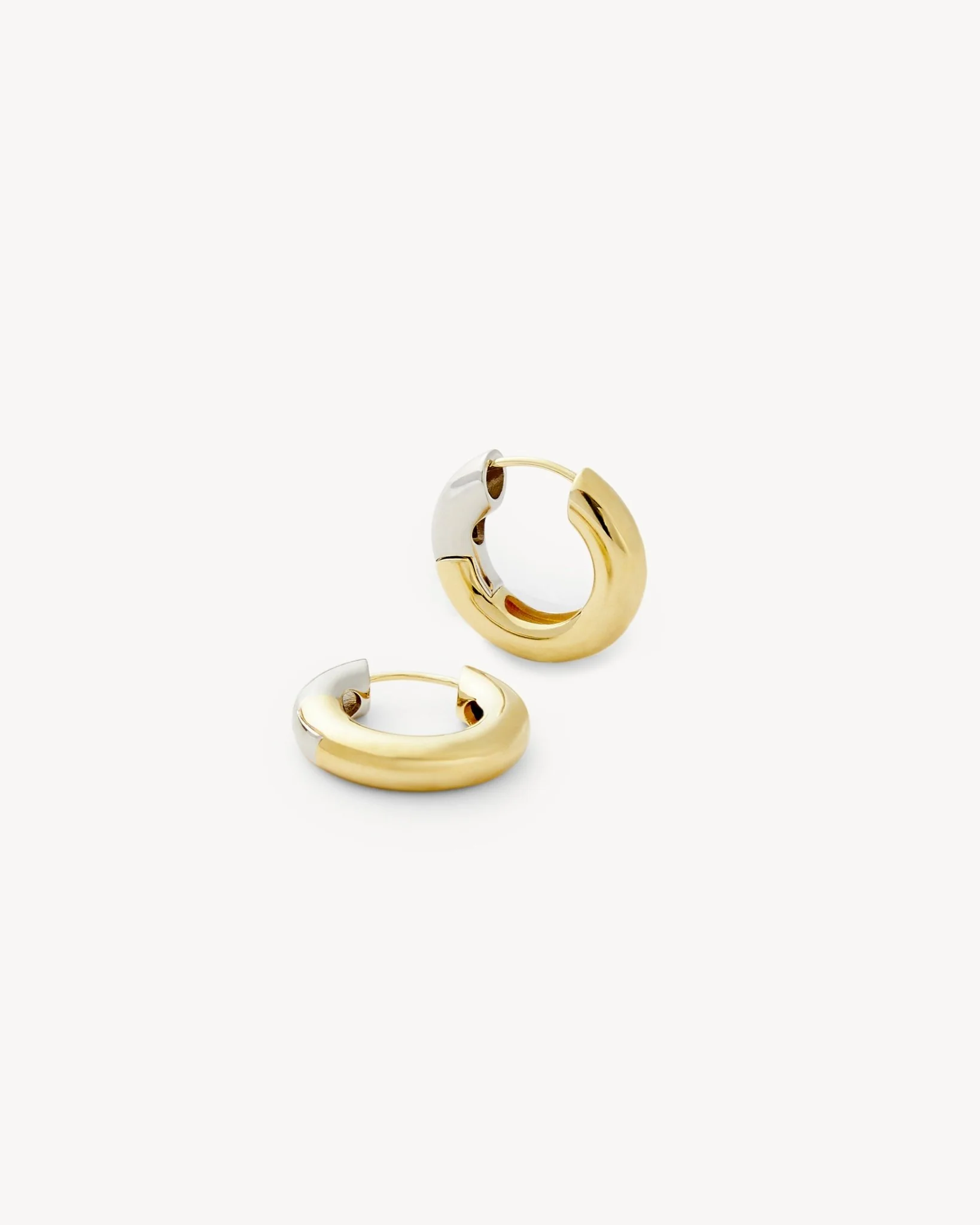 Baby Chunky Hoops in 3/4 Gold - Image 3