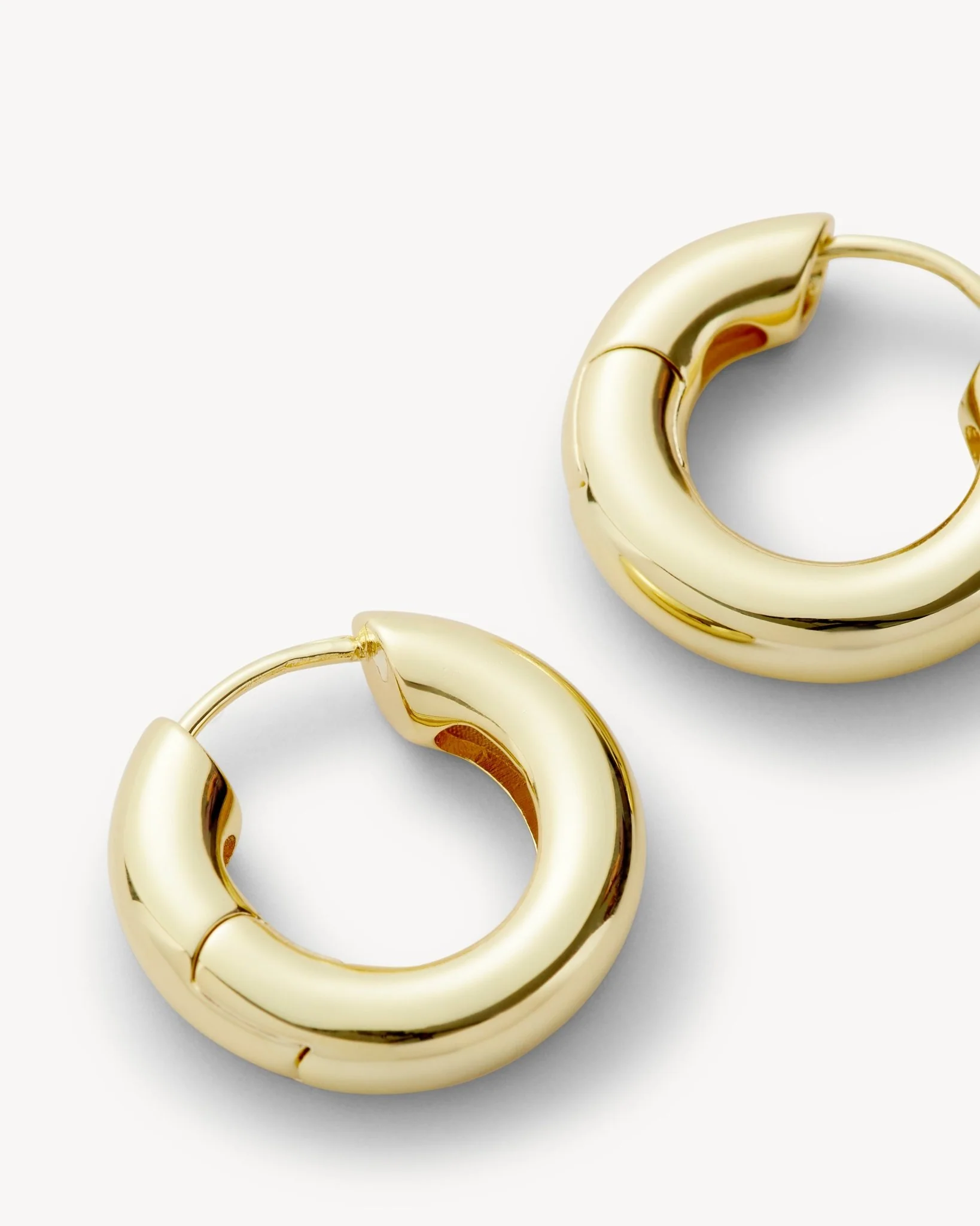 Baby Chunky Hoops in Gold - Image 2