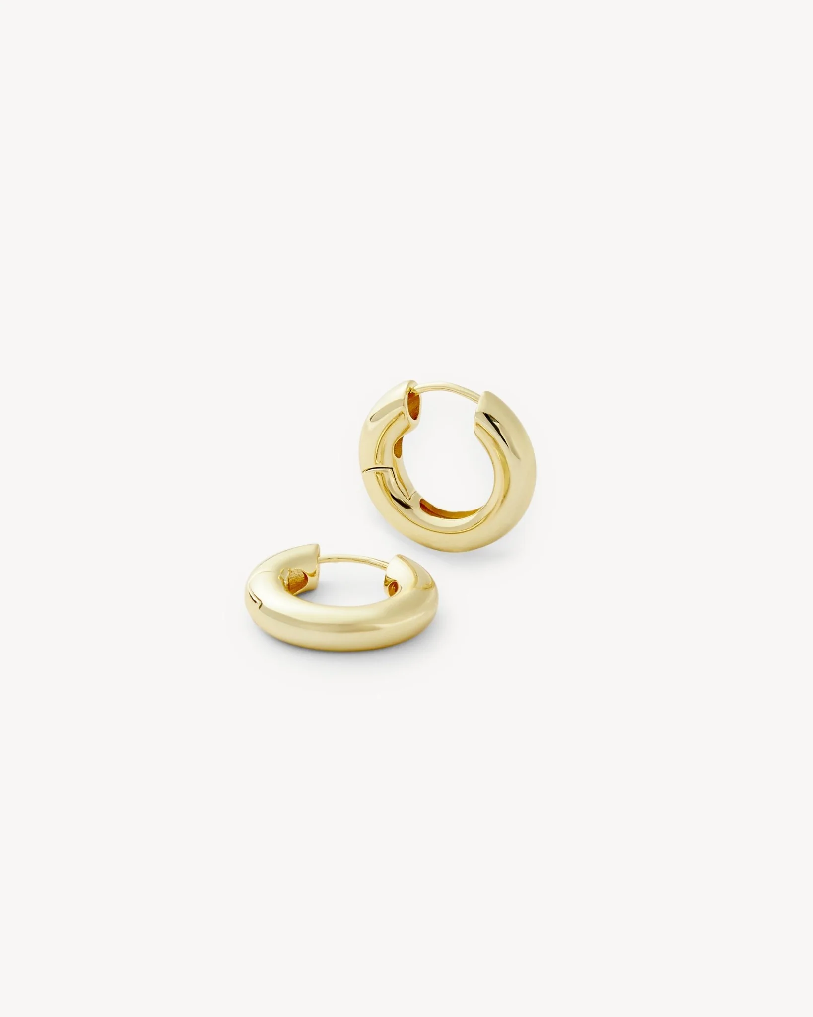 Baby Chunky Hoops in Gold - Image 3