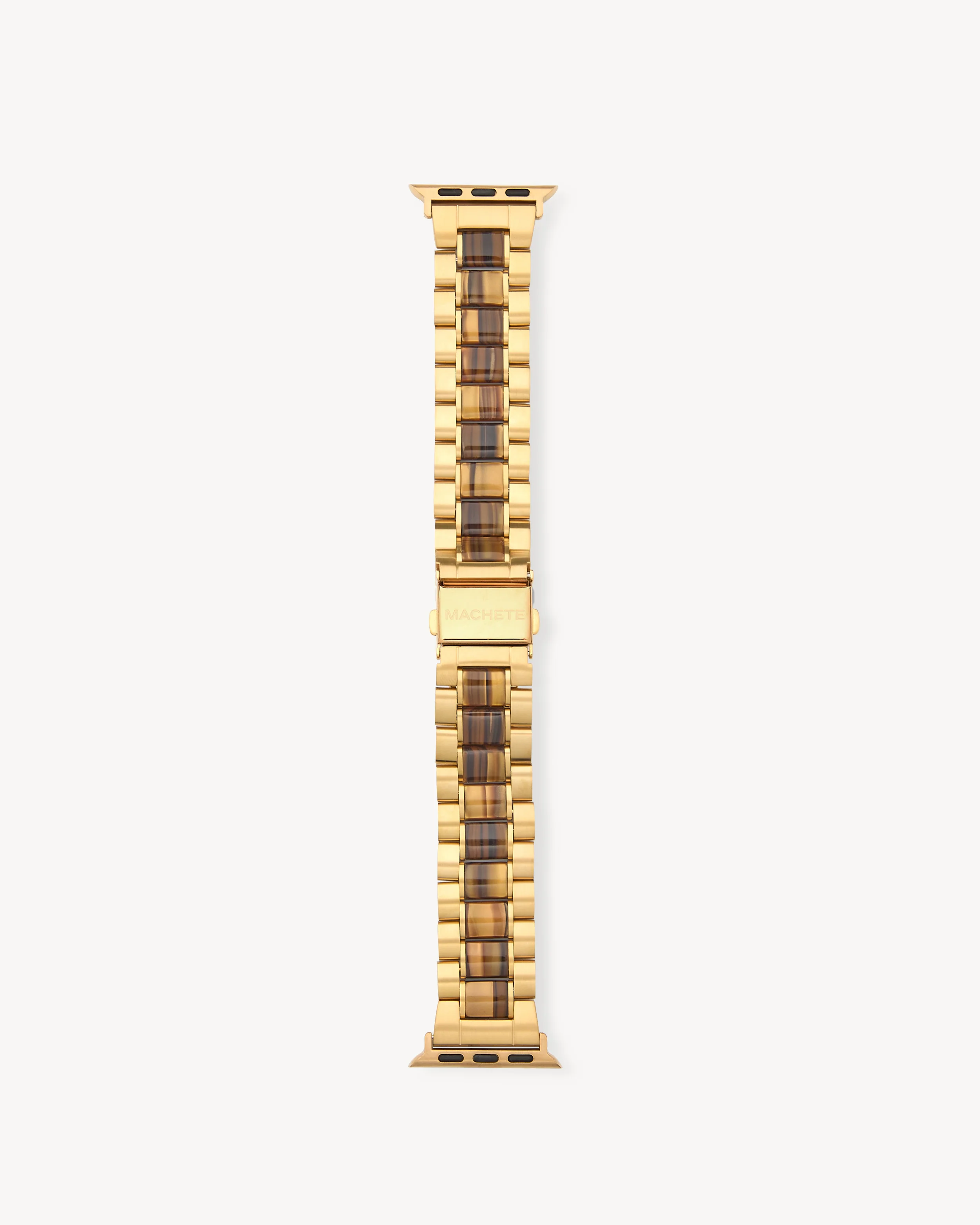 Boyfriend Watch Band in Gold / Tiger's Eye - Image 3
