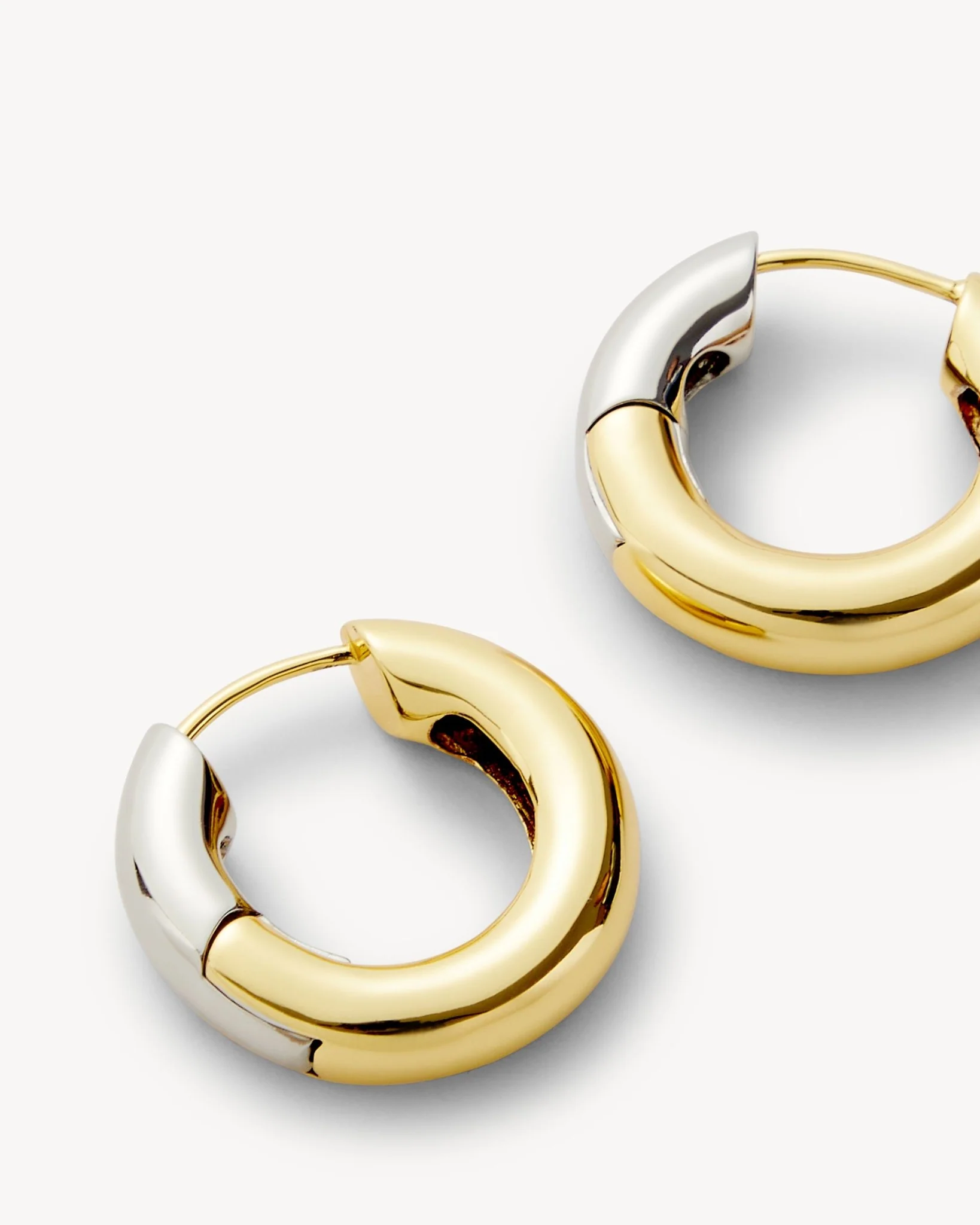 Chunky Hoops in 3/4 Gold - Image 2