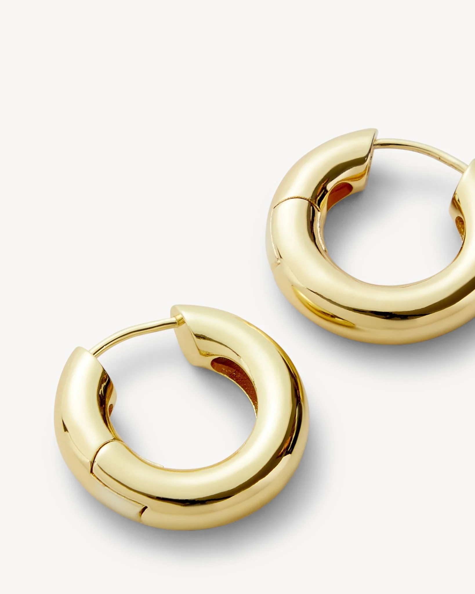 Chunky Hoops in Gold - Image 2