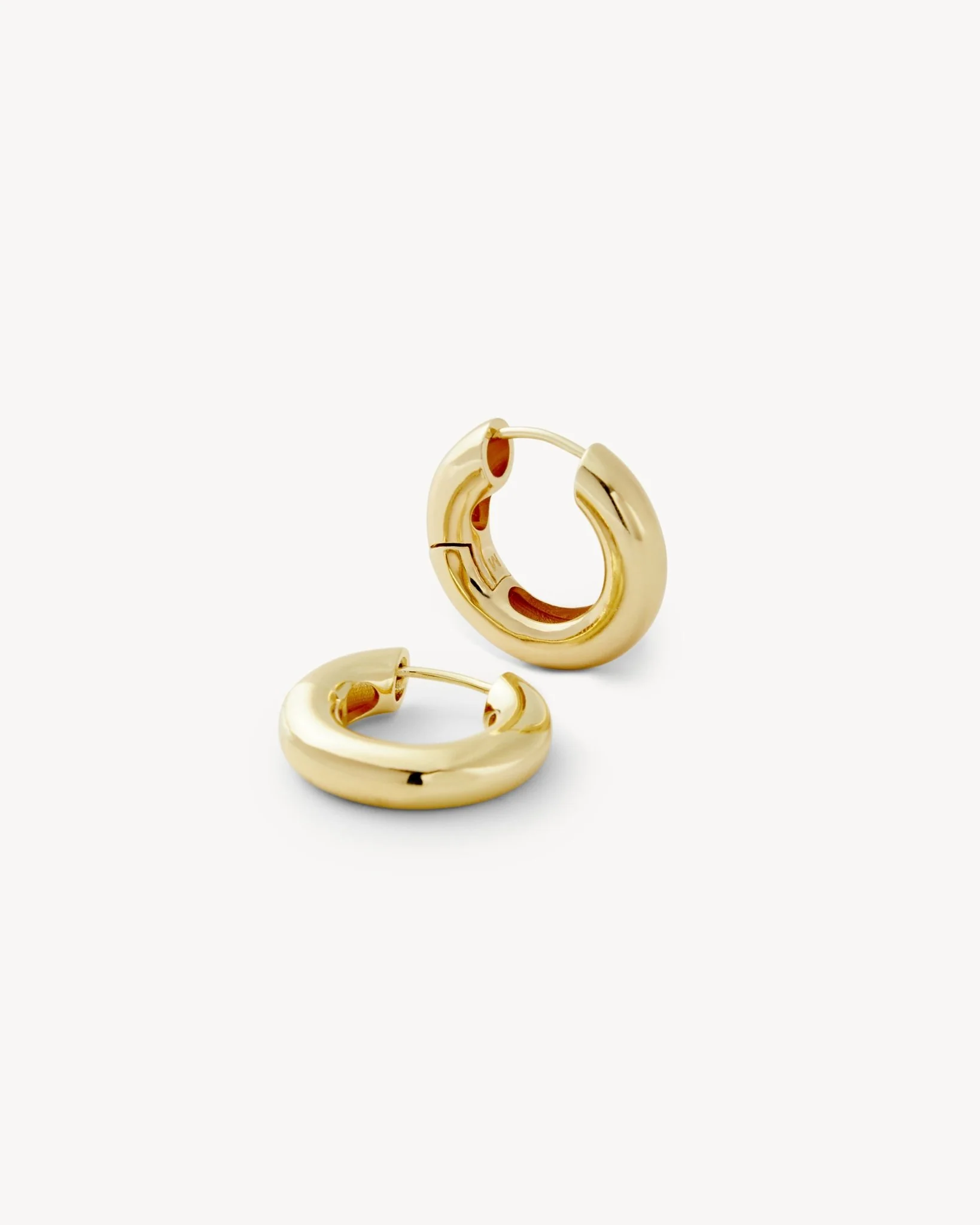 Chunky Hoops in Gold - Image 3