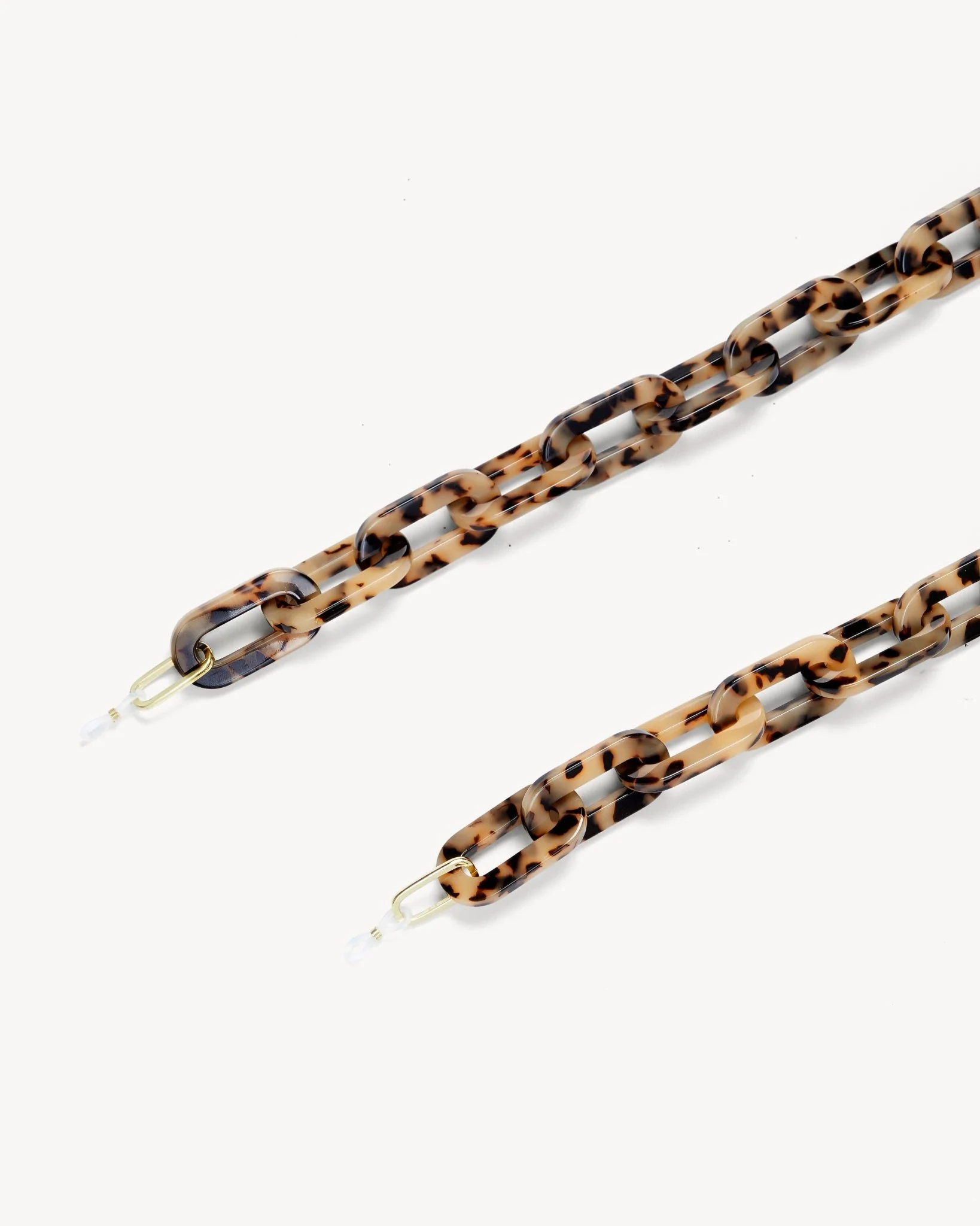 Chunky Sunglass Chain in Blonde Tortoise - Image 2