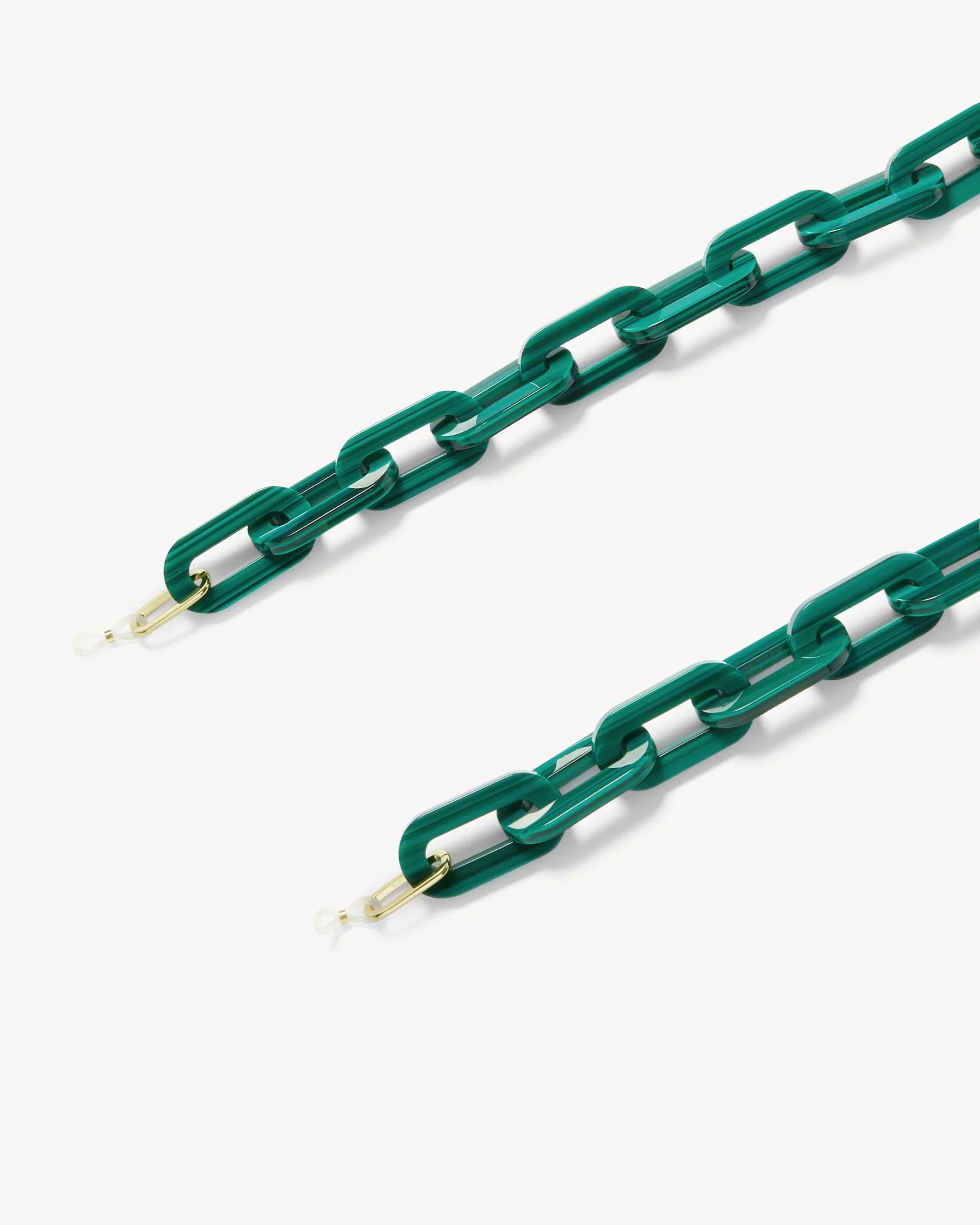Chunky Sunglass Chain in Malachite - Image 2
