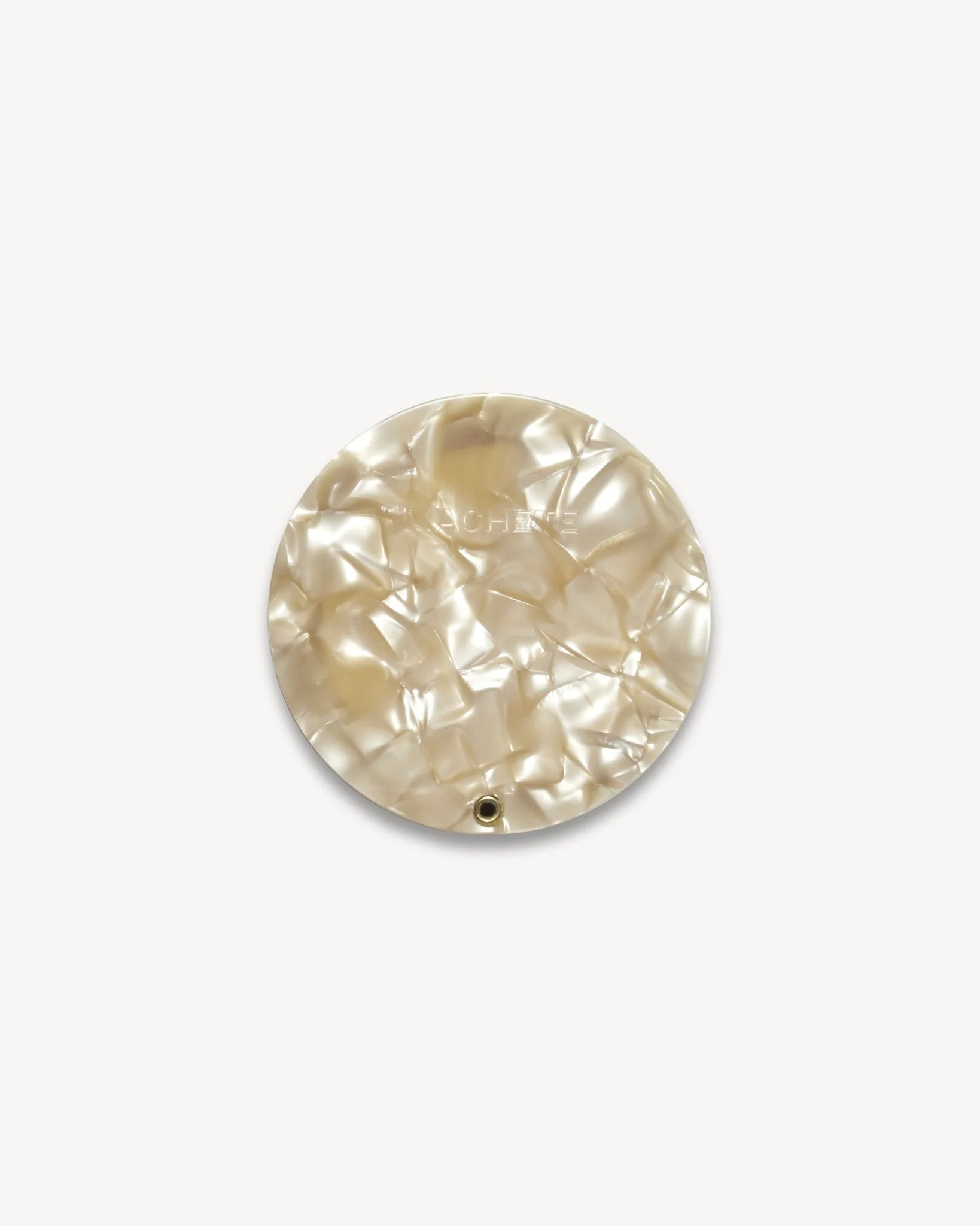 Circle Mirror in Sand Shell - Image 2