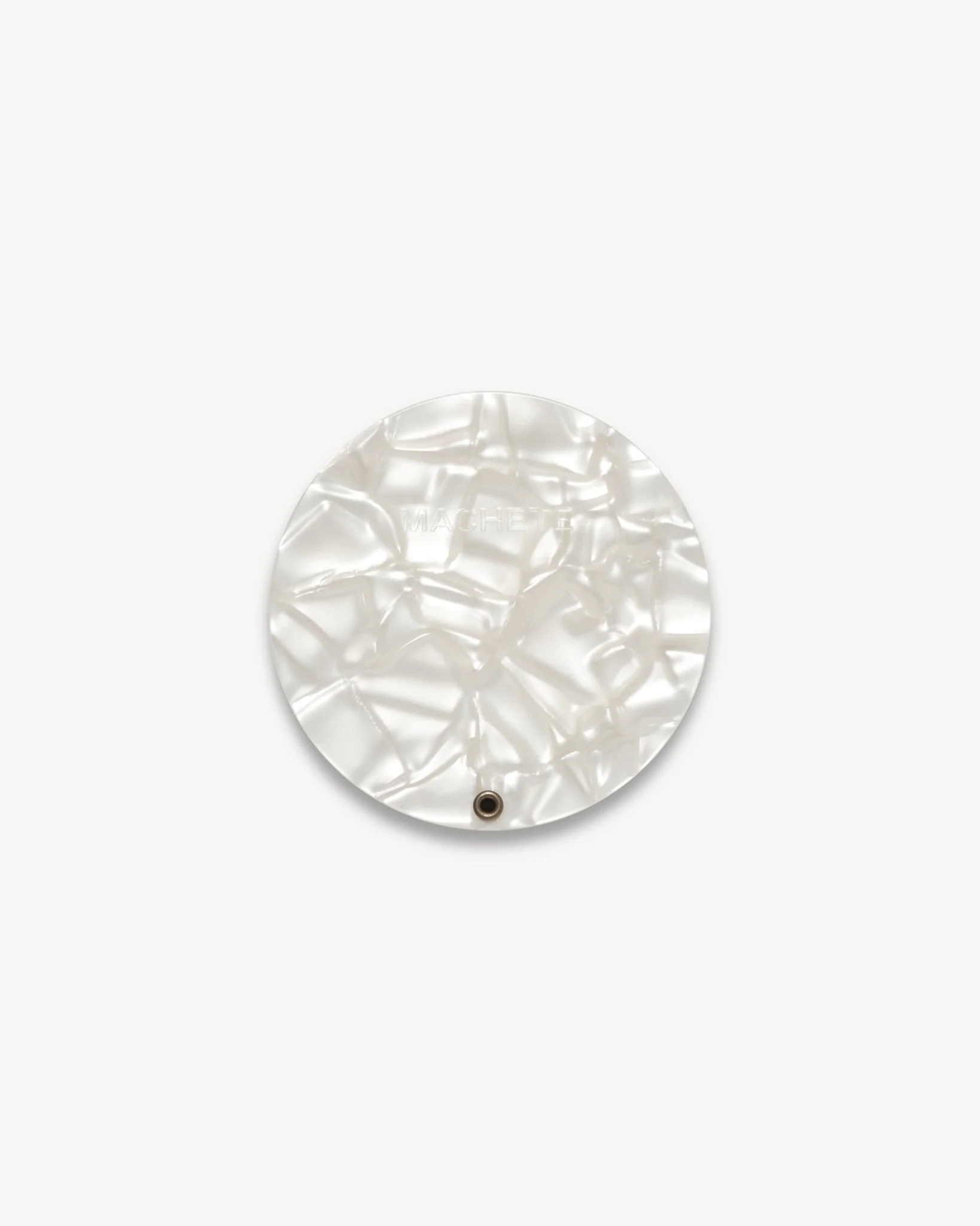 Circle Mirror in White Shell - Image 2