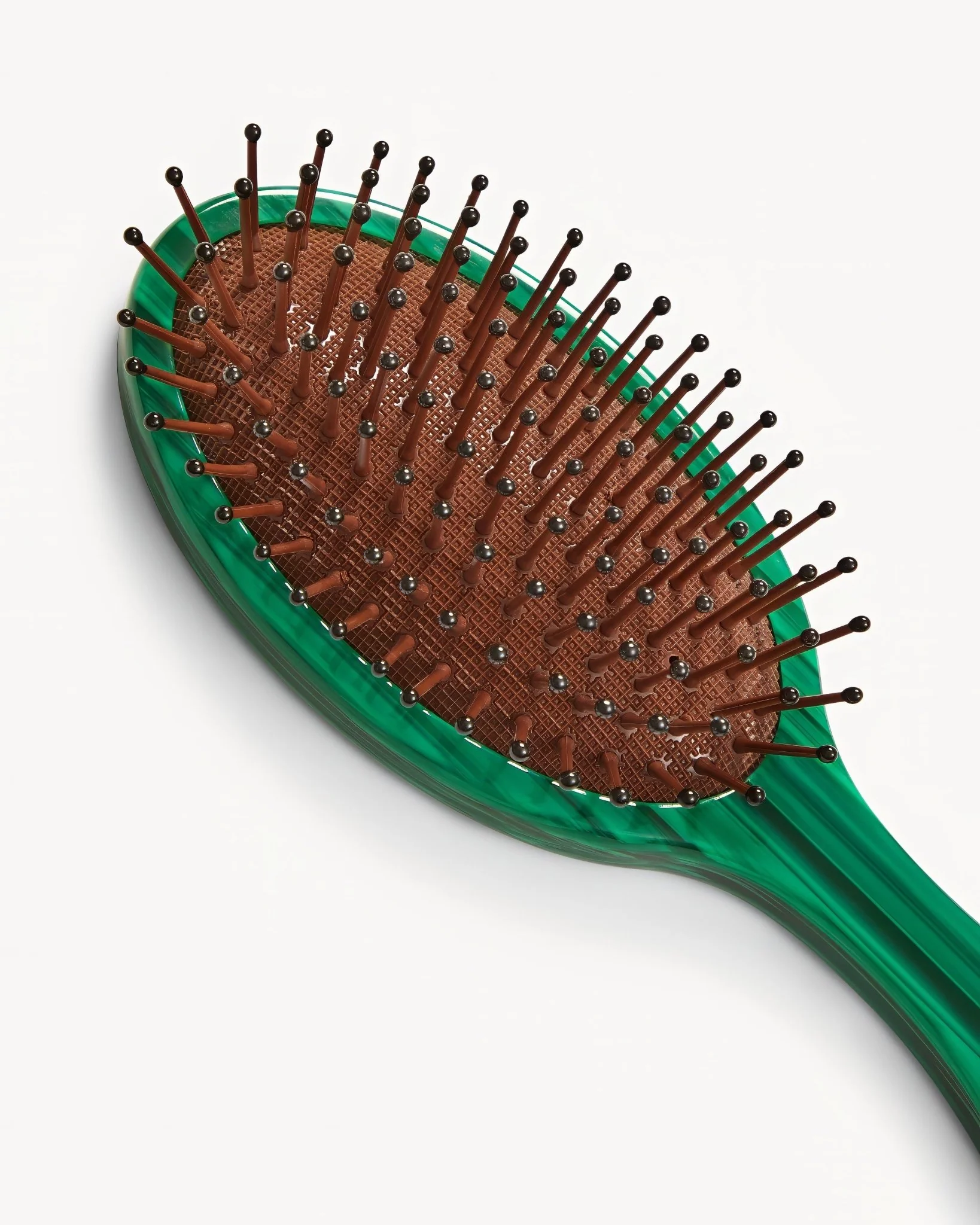 Everyday Detangling Hair Brush in Malachite - Image 2