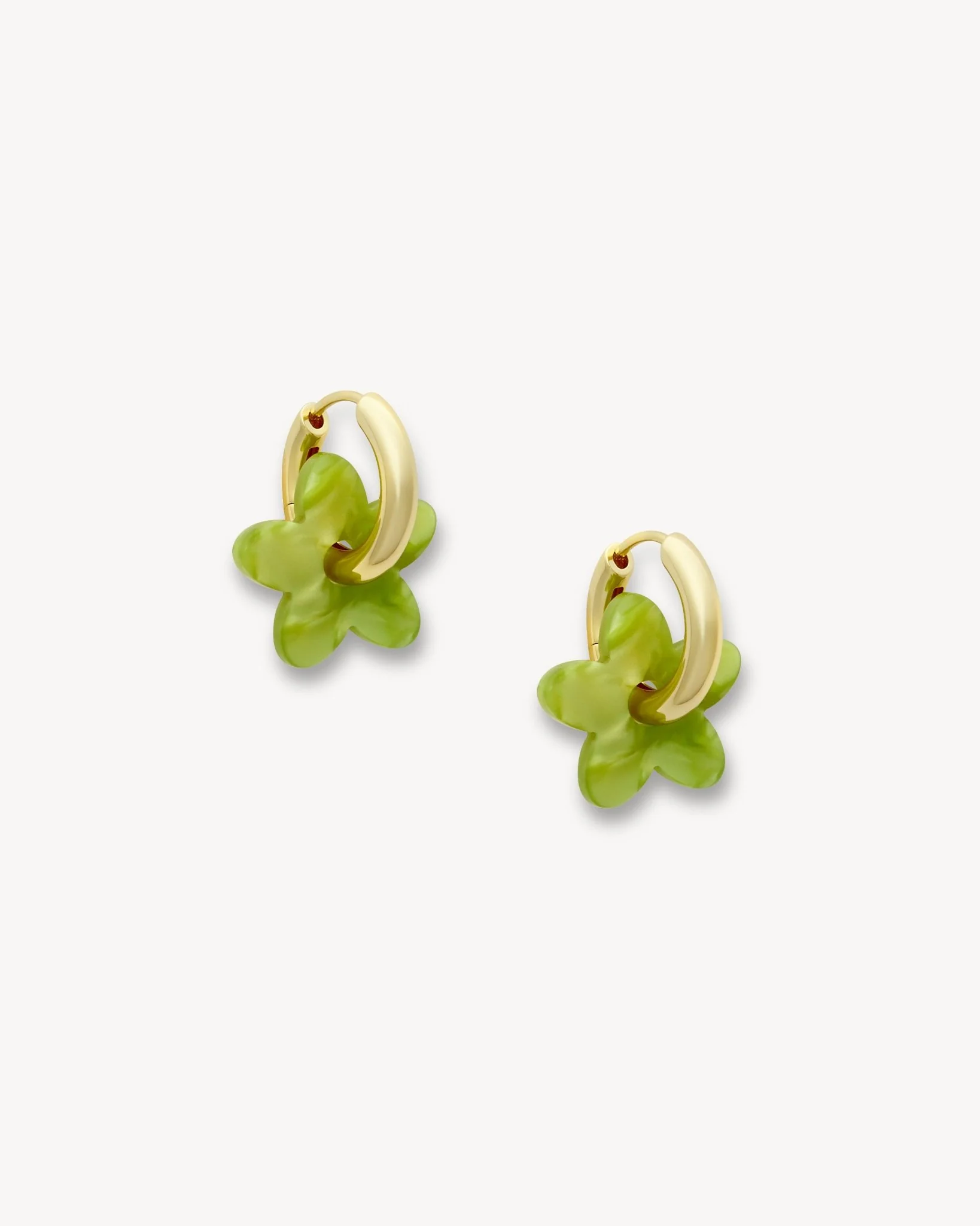 Petite Flower Charms in Pistachio - Image 2