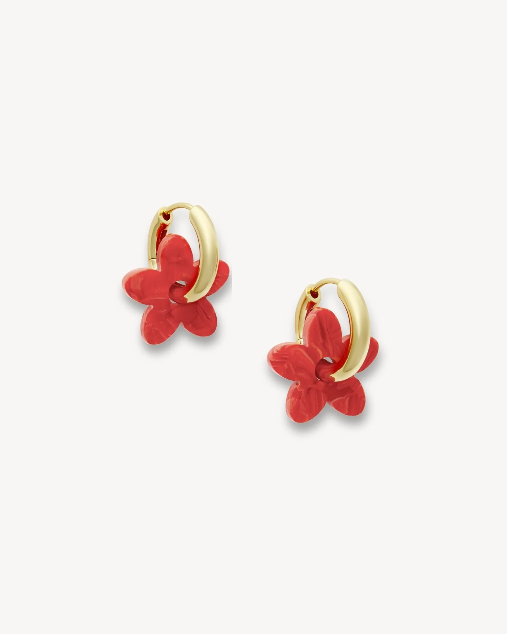 Petite Flower Charms in Poppy - Image 3
