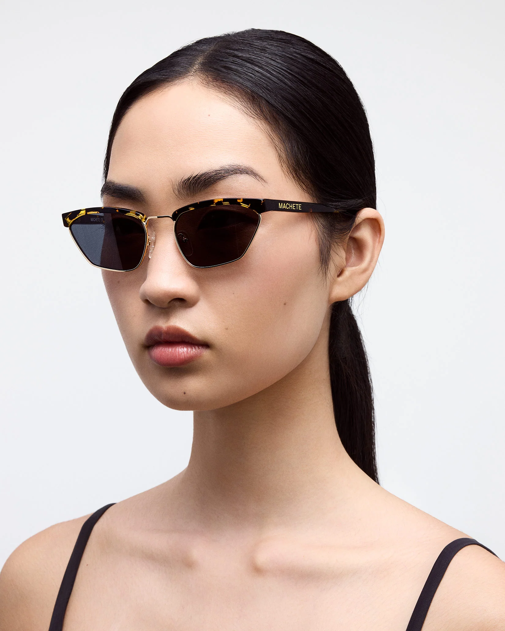 Francoise Sunglasses in Black - Image 4
