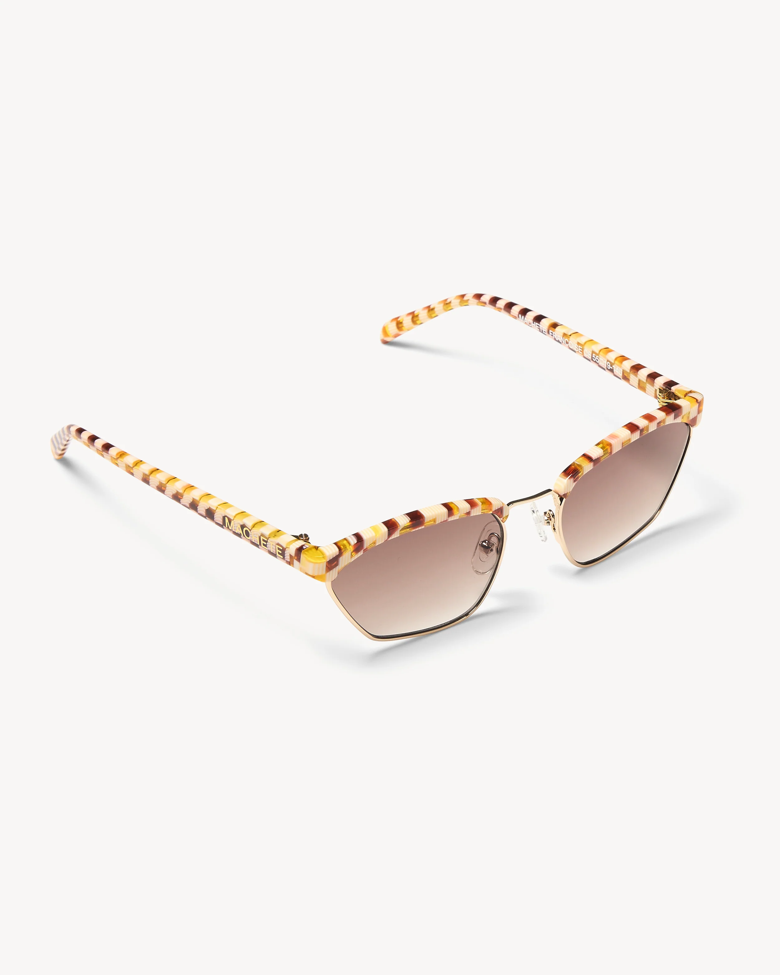 Francoise Sunglasses in Tortoise Checker - Image 3