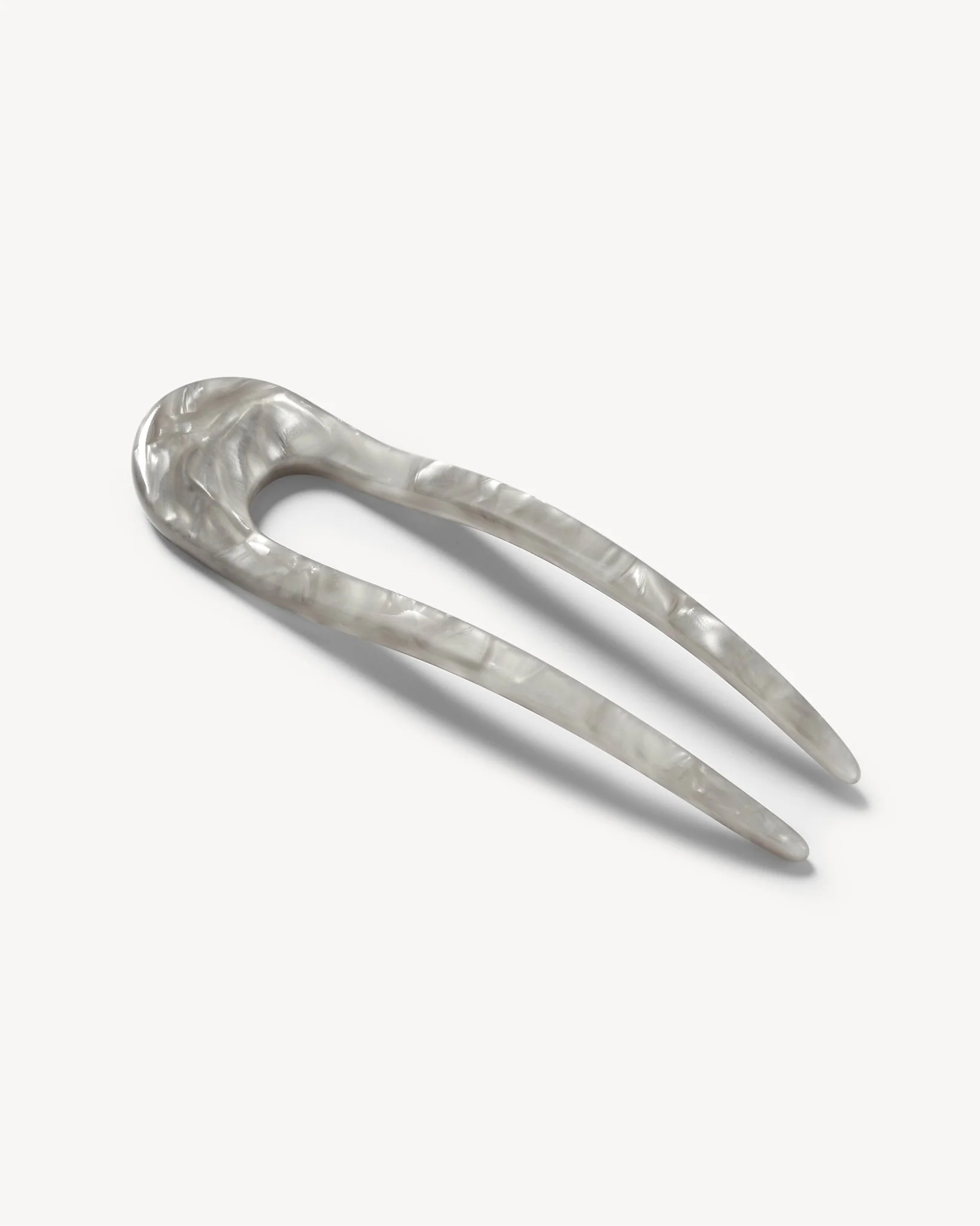 French Hair Pin in Grey Shell - Image 2