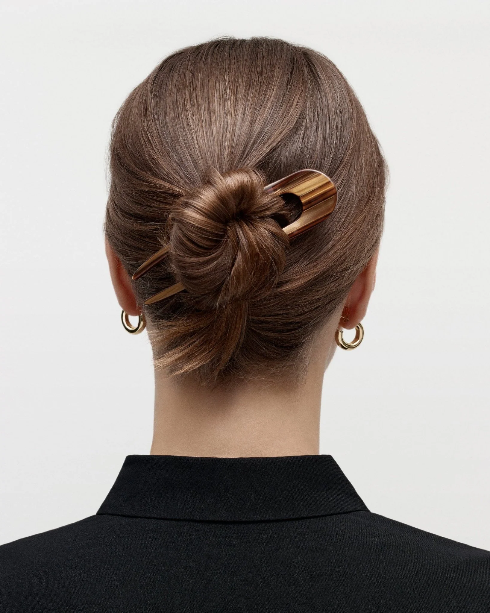 French Hair Pin in Tiger's Eye - Image 2