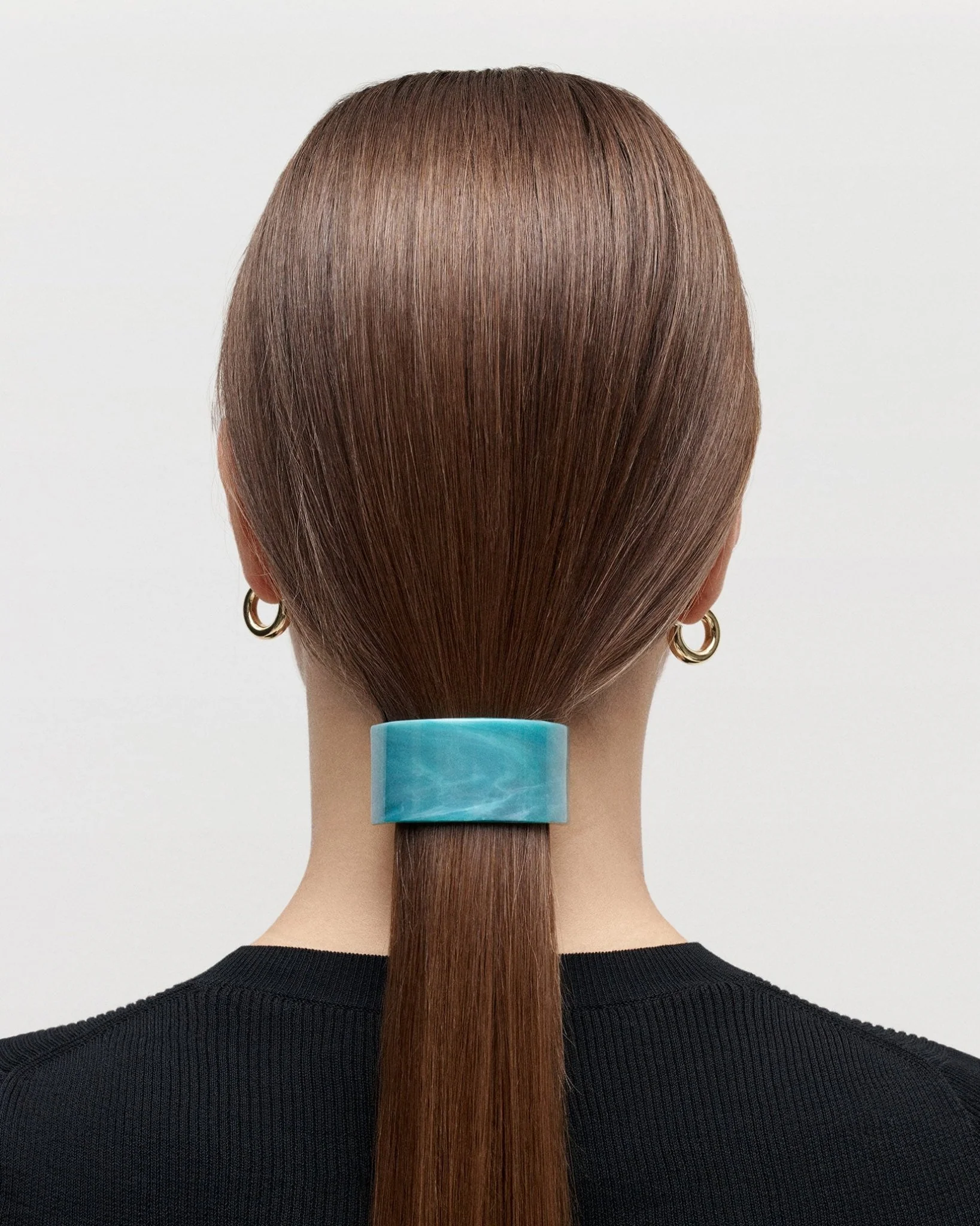 French Pony Barrette in Abalone - Image 3
