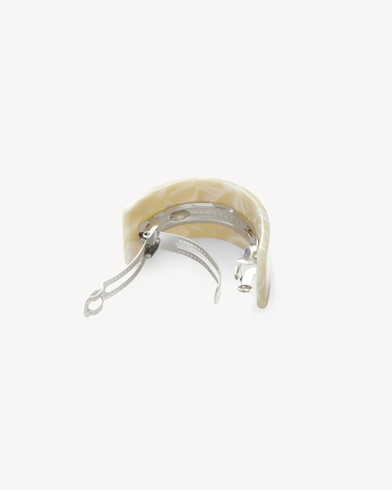French Pony Barrette in Ivory - Image 2