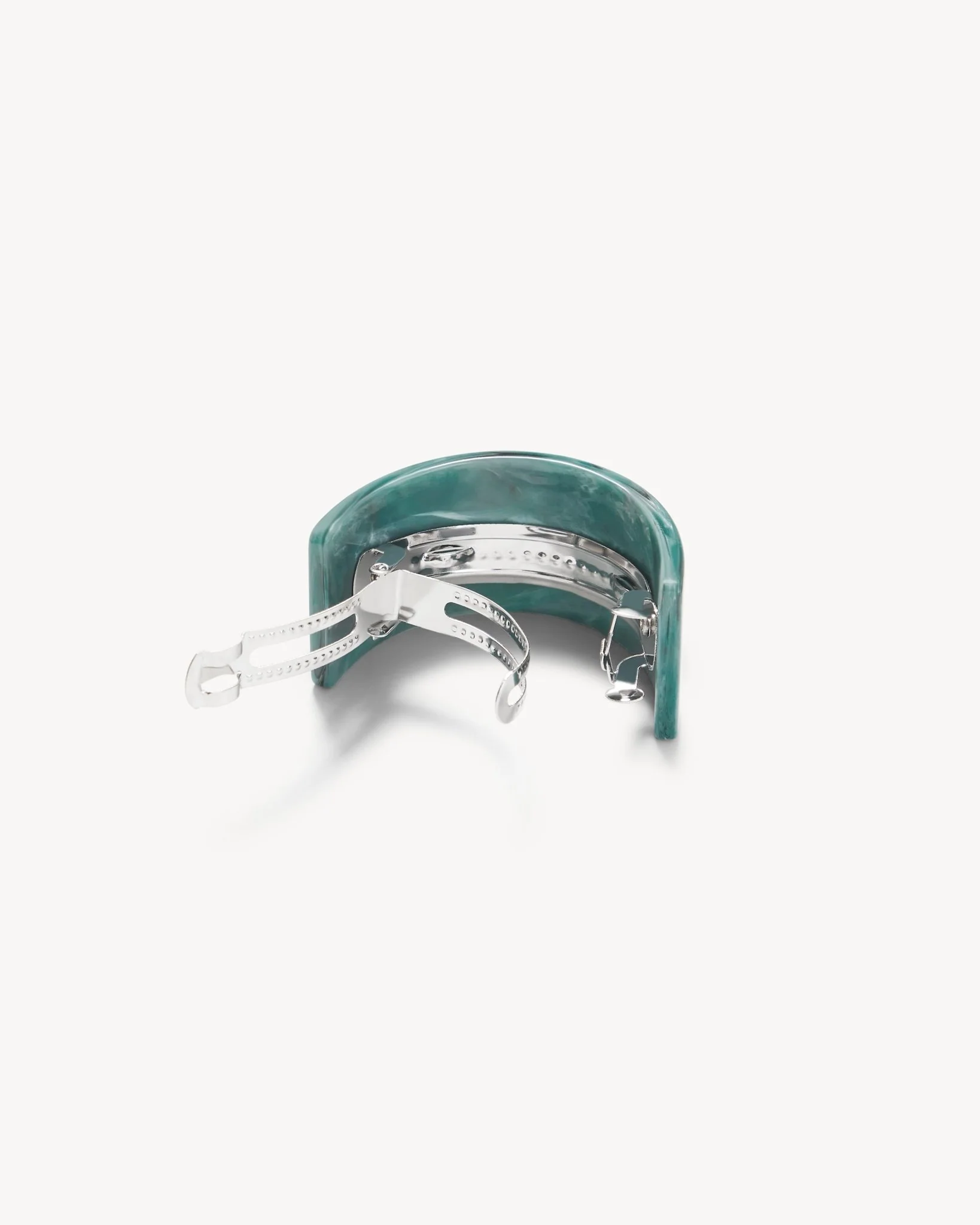 French Pony Barrette in Jadeite - Image 3