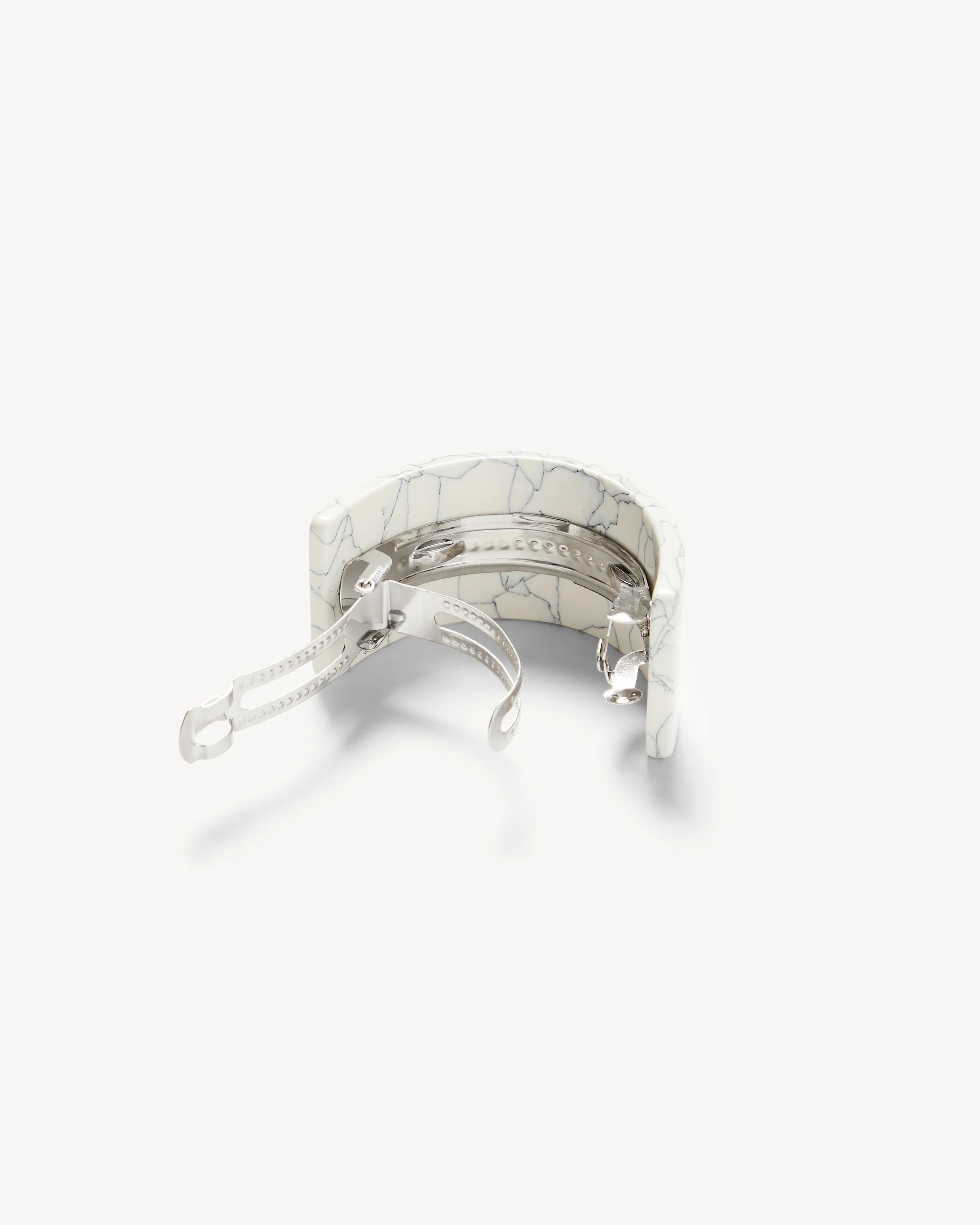 French Pony Barrette in Marble - Image 2