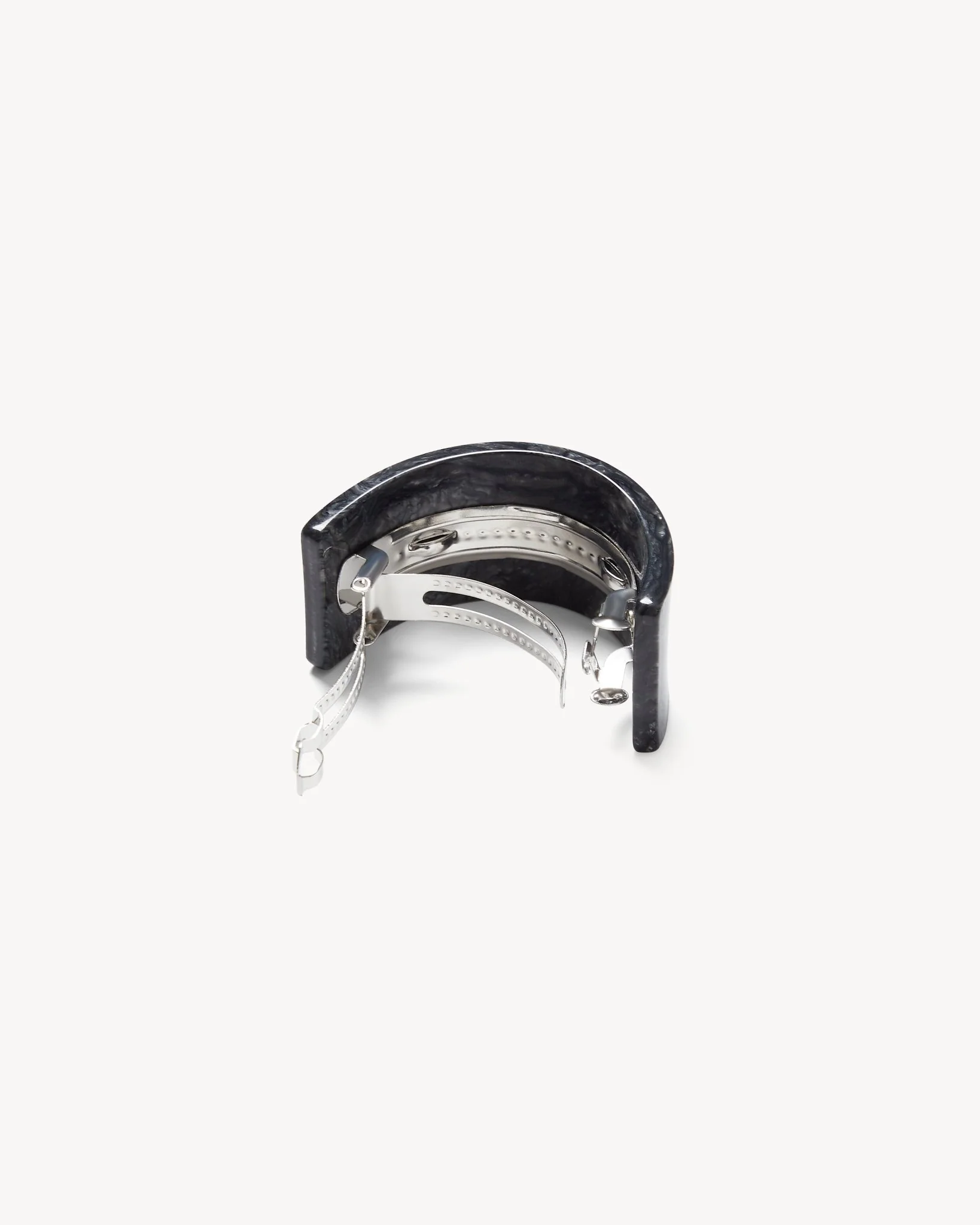 French Pony Barrette in Obsidian - Image 2