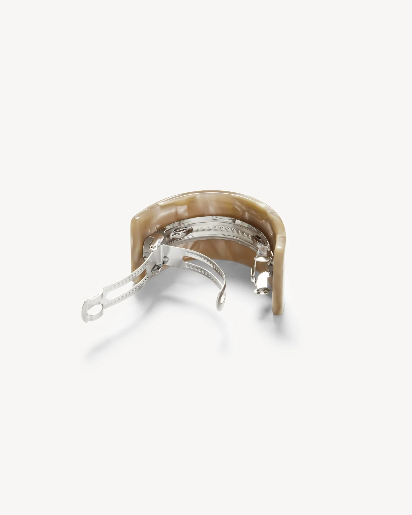 French Pony Barrette in Sand Shell - Image 2