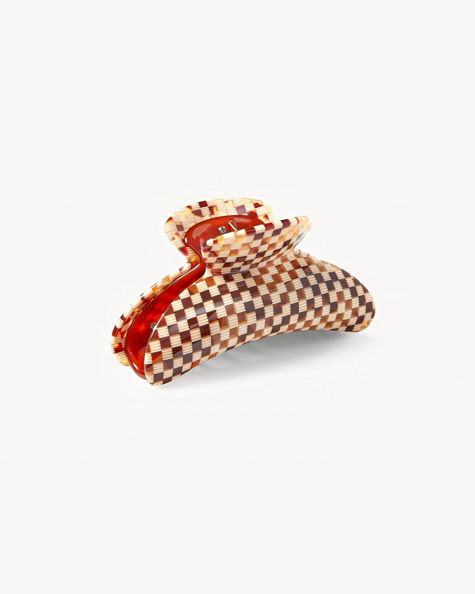 Grande Heirloom Claw in Tortoise Checker - Image 2