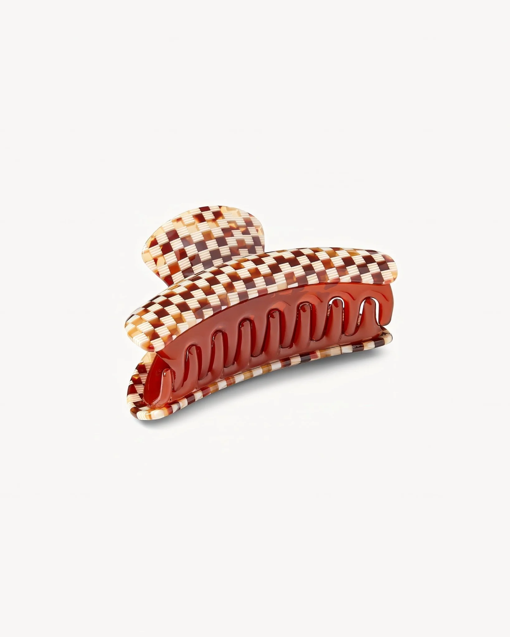 Grande Heirloom Claw in Tortoise Checker - Image 3
