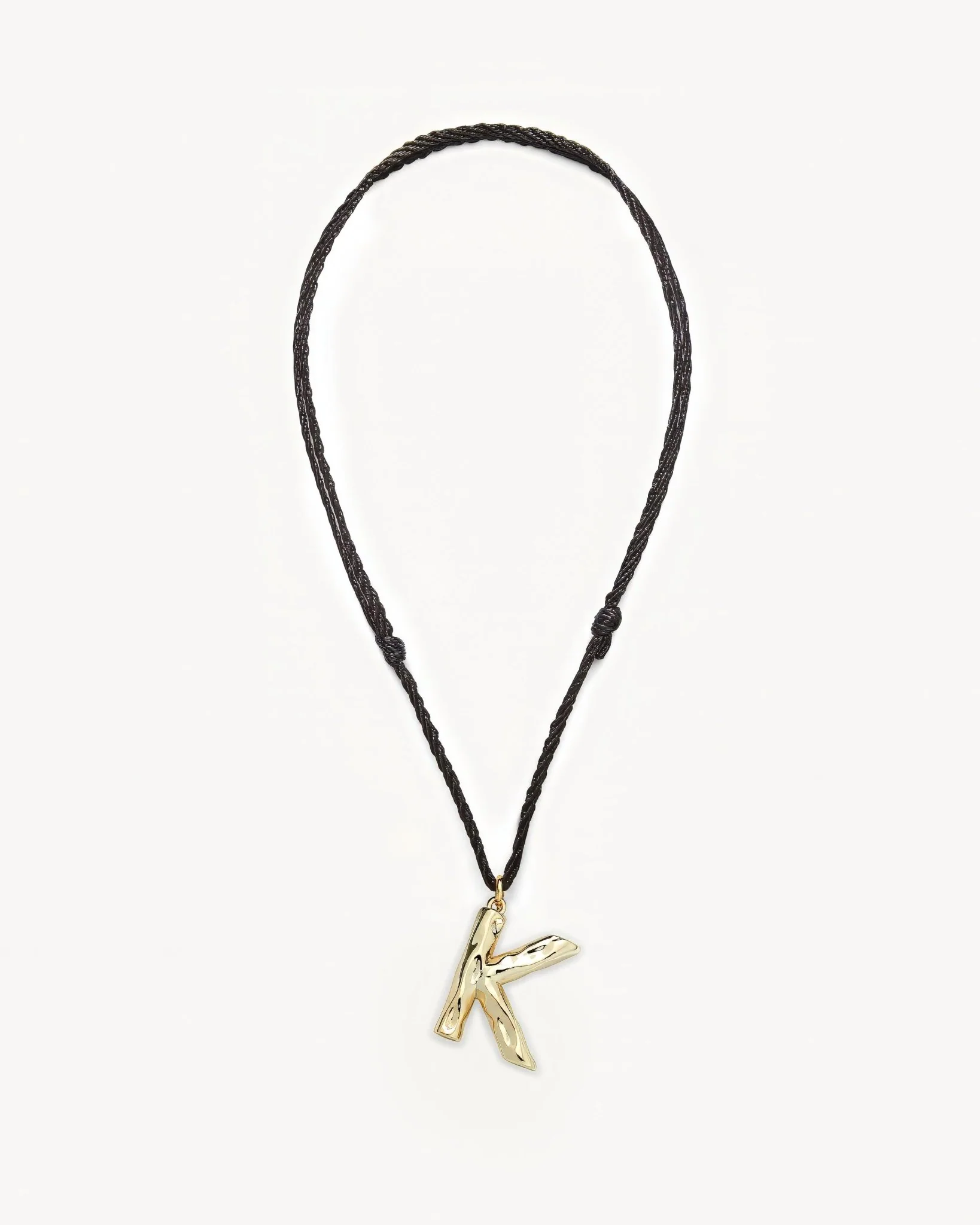 Grande Monogram Necklace in Gold - Image 11