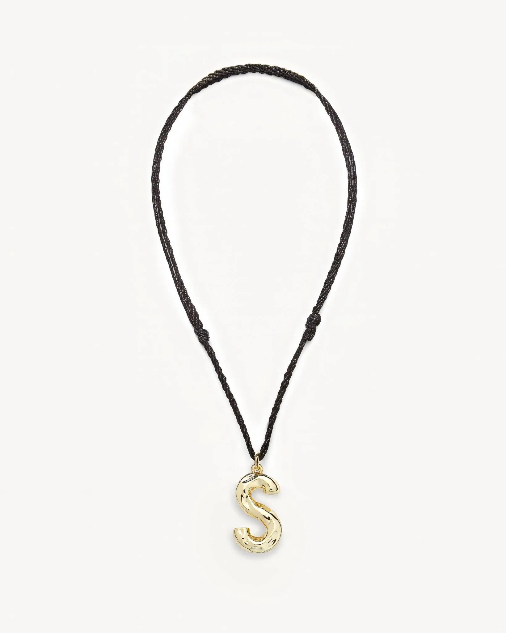 Grande Monogram Necklace in Gold - Image 15