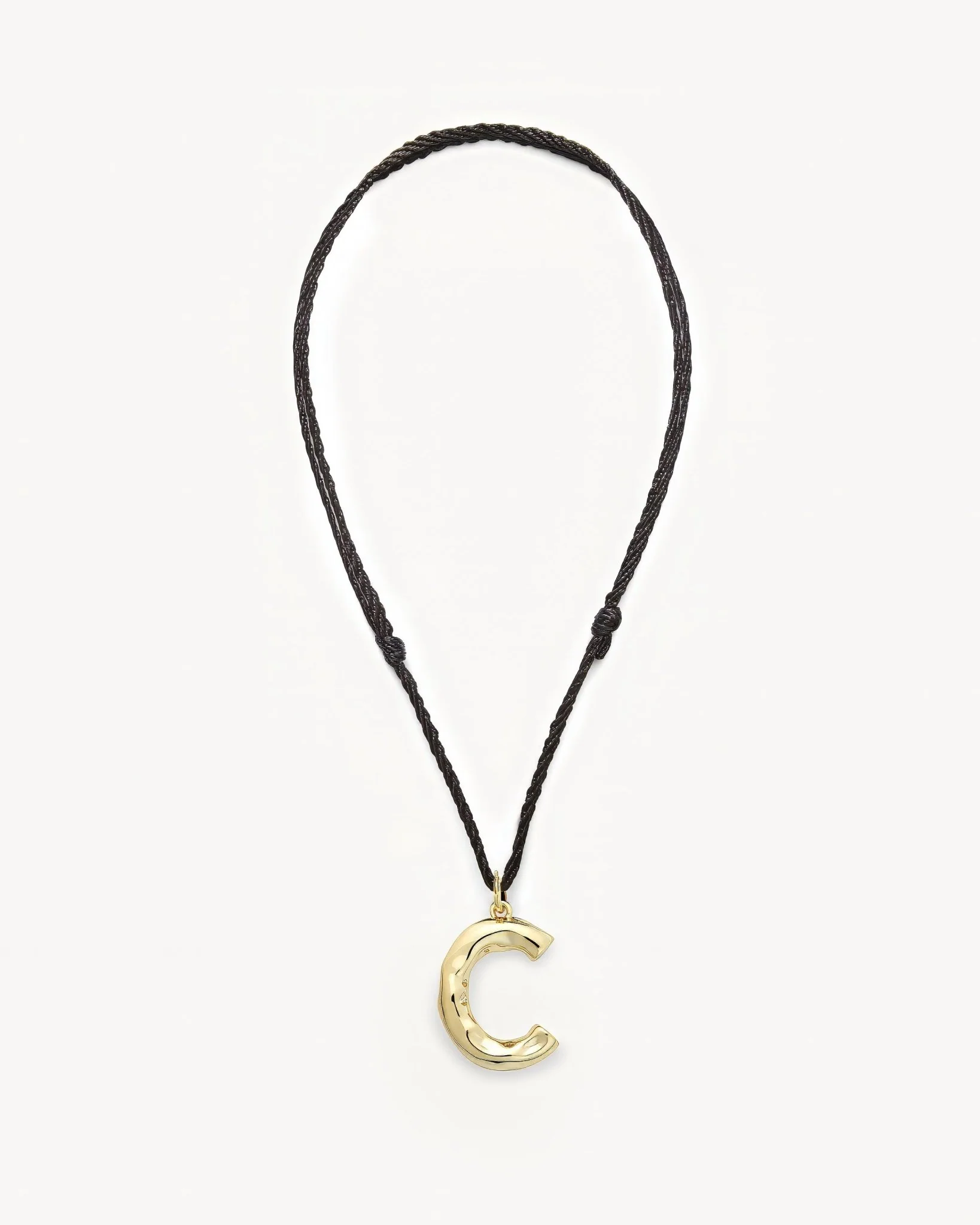 Grande Monogram Necklace in Gold - Image 6