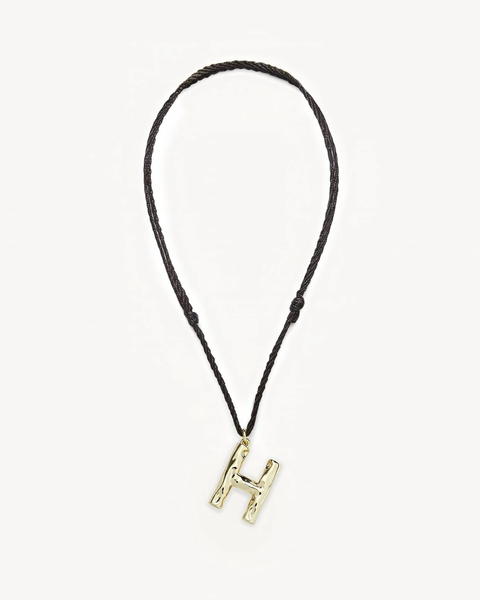 Grande Monogram Necklace in Gold - Image 9