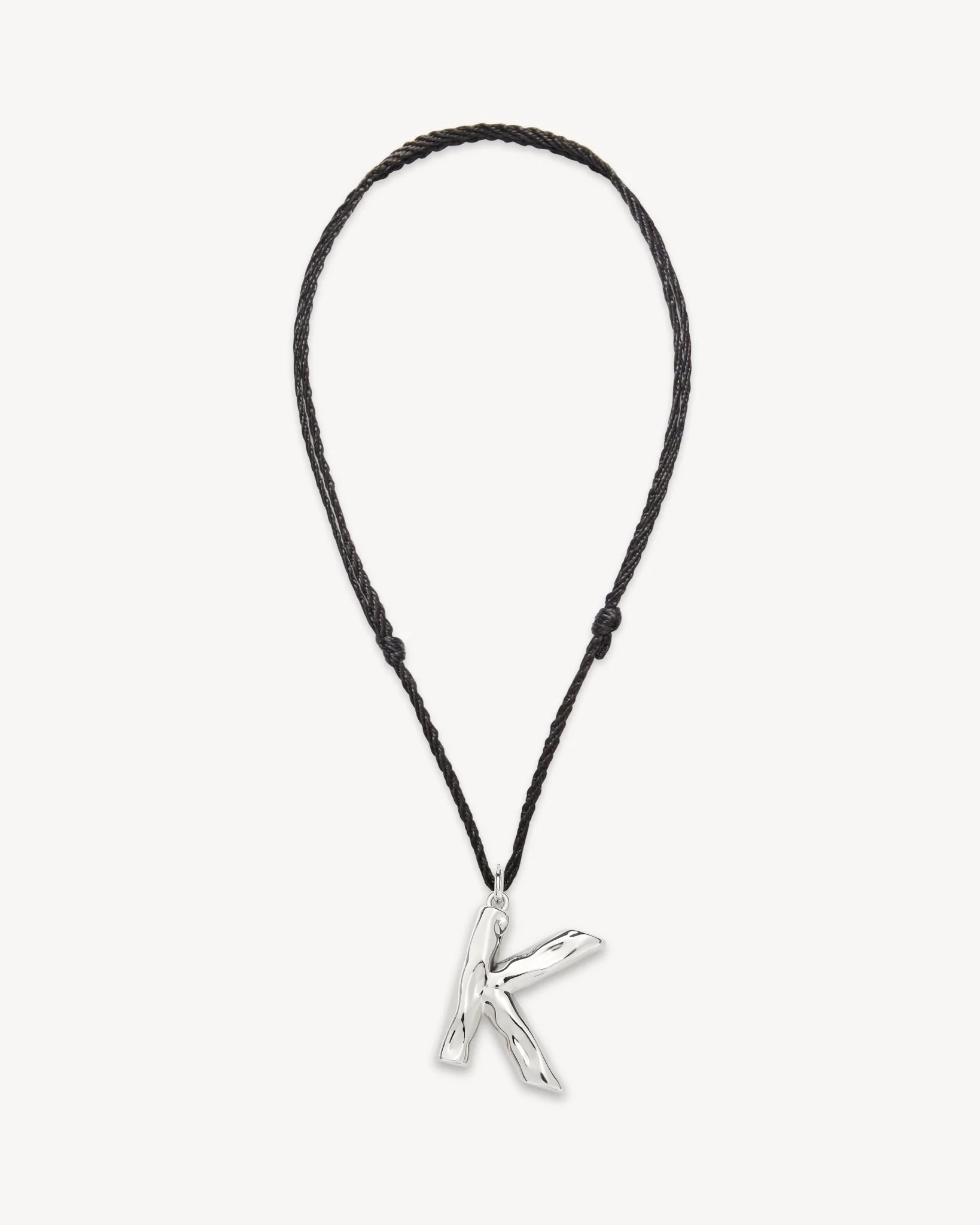 Grande Monogram Necklace in Silver - Image 10