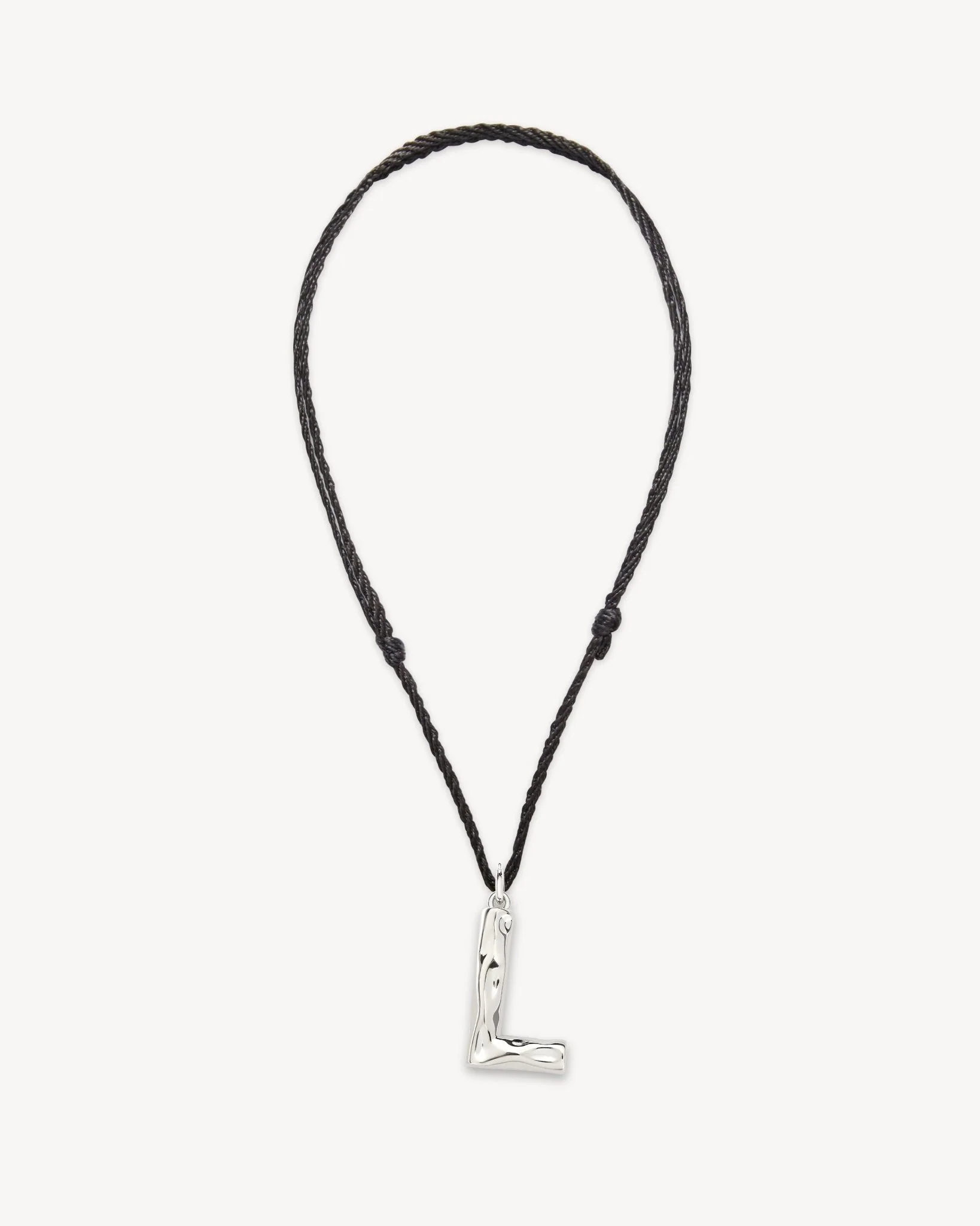 Grande Monogram Necklace in Silver - Image 11