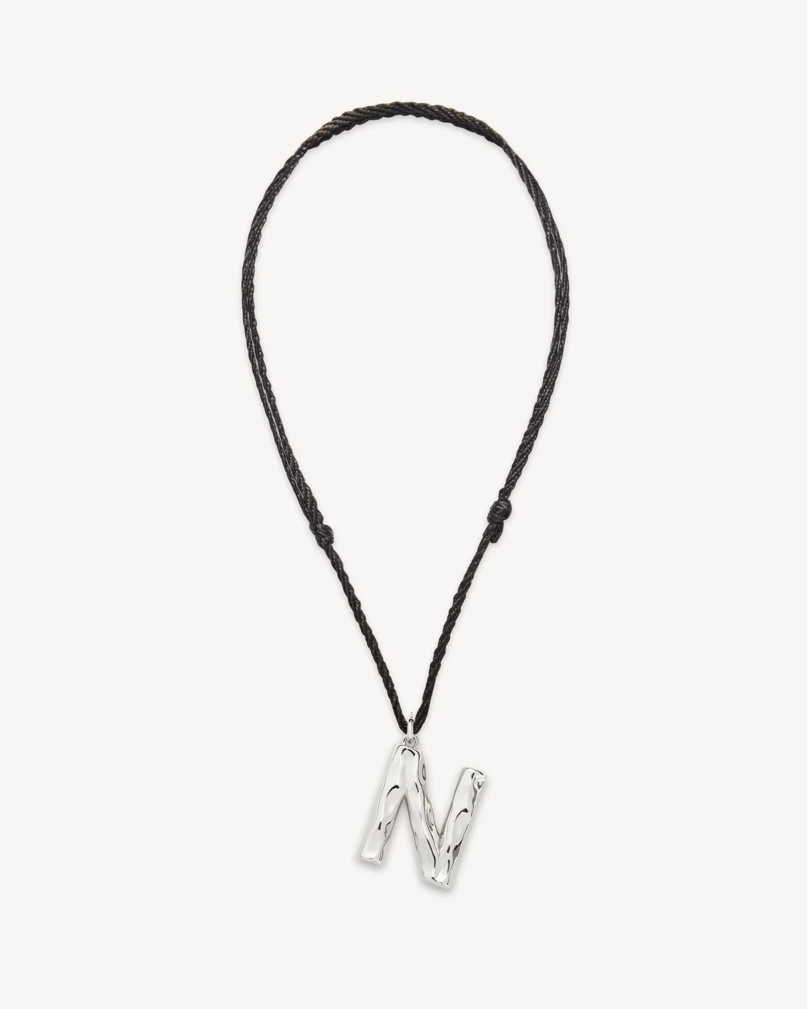 Grande Monogram Necklace in Silver - Image 12