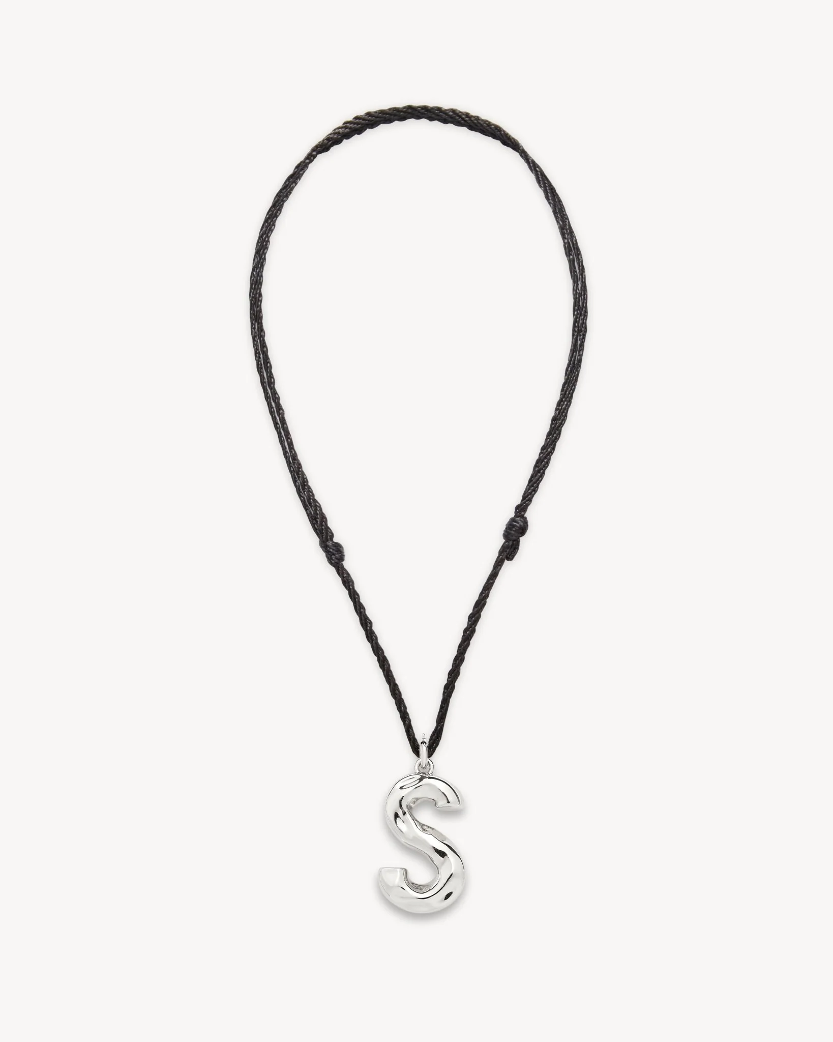 Grande Monogram Necklace in Silver - Image 14