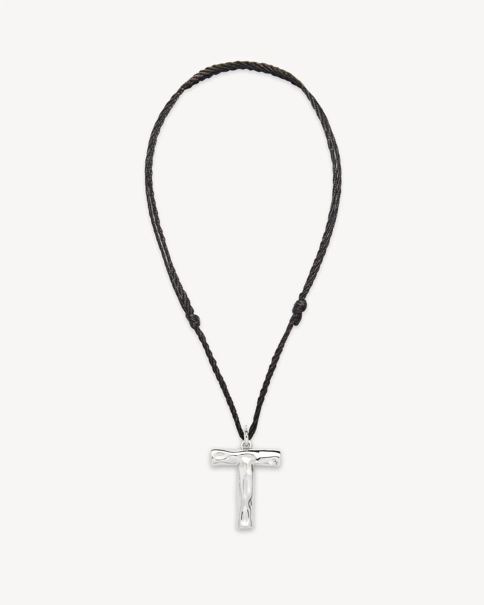 Grande Monogram Necklace in Silver - Image 15