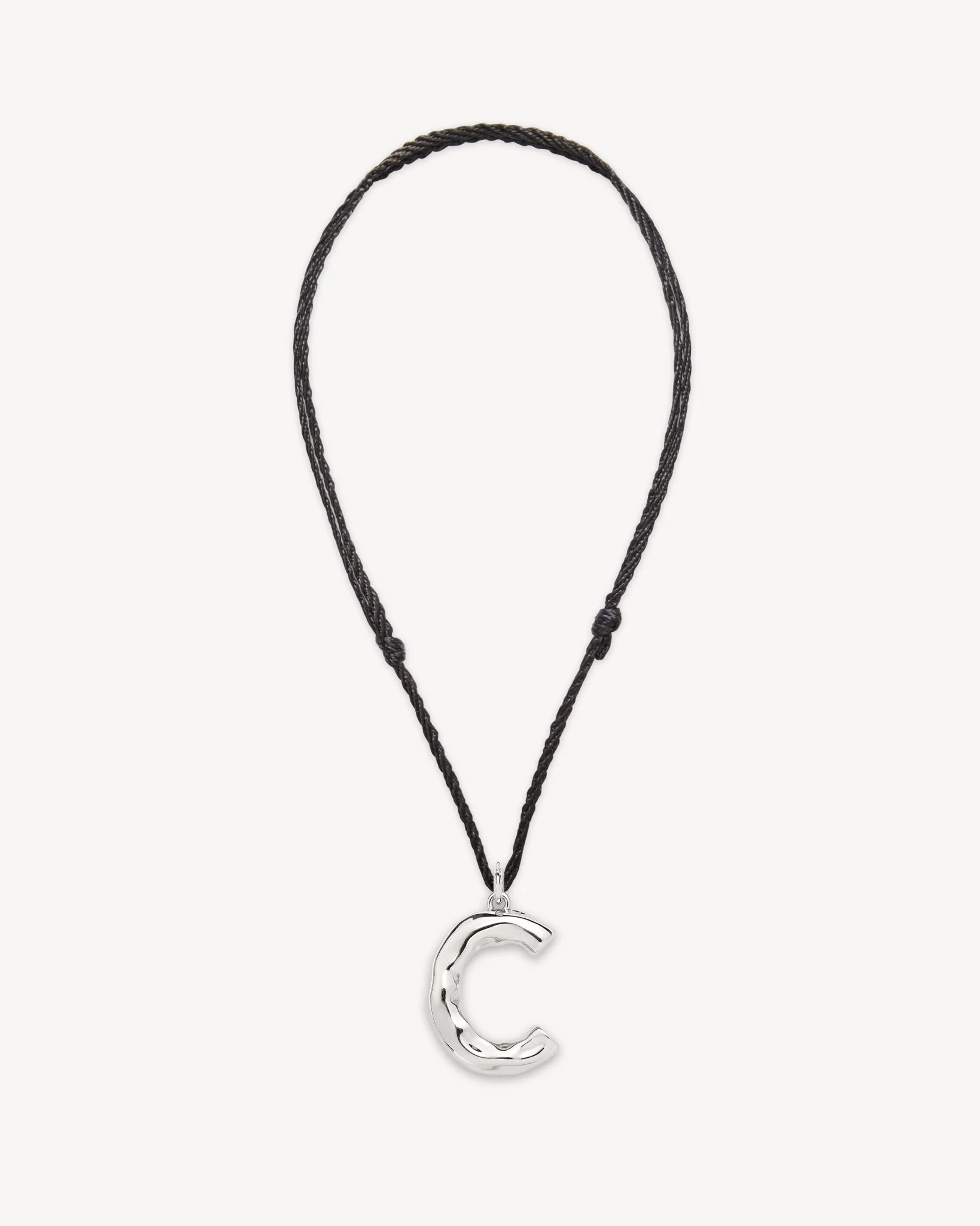 Grande Monogram Necklace in Silver - Image 5