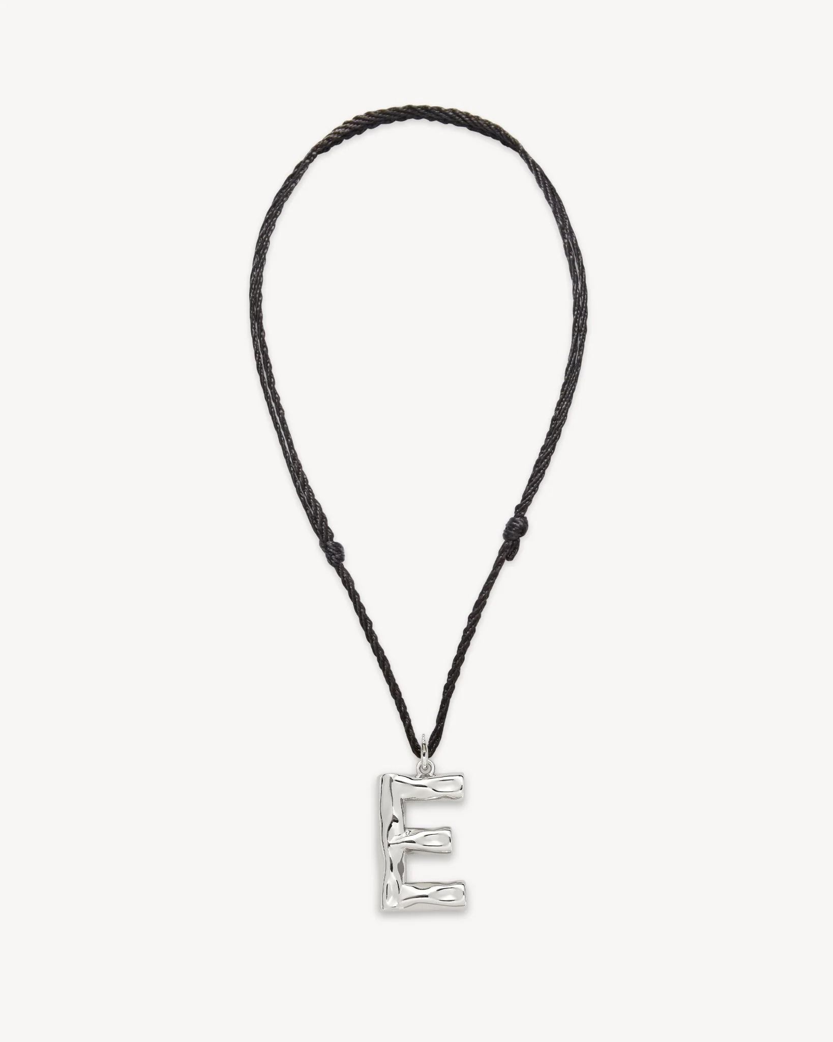 Grande Monogram Necklace in Silver - Image 7