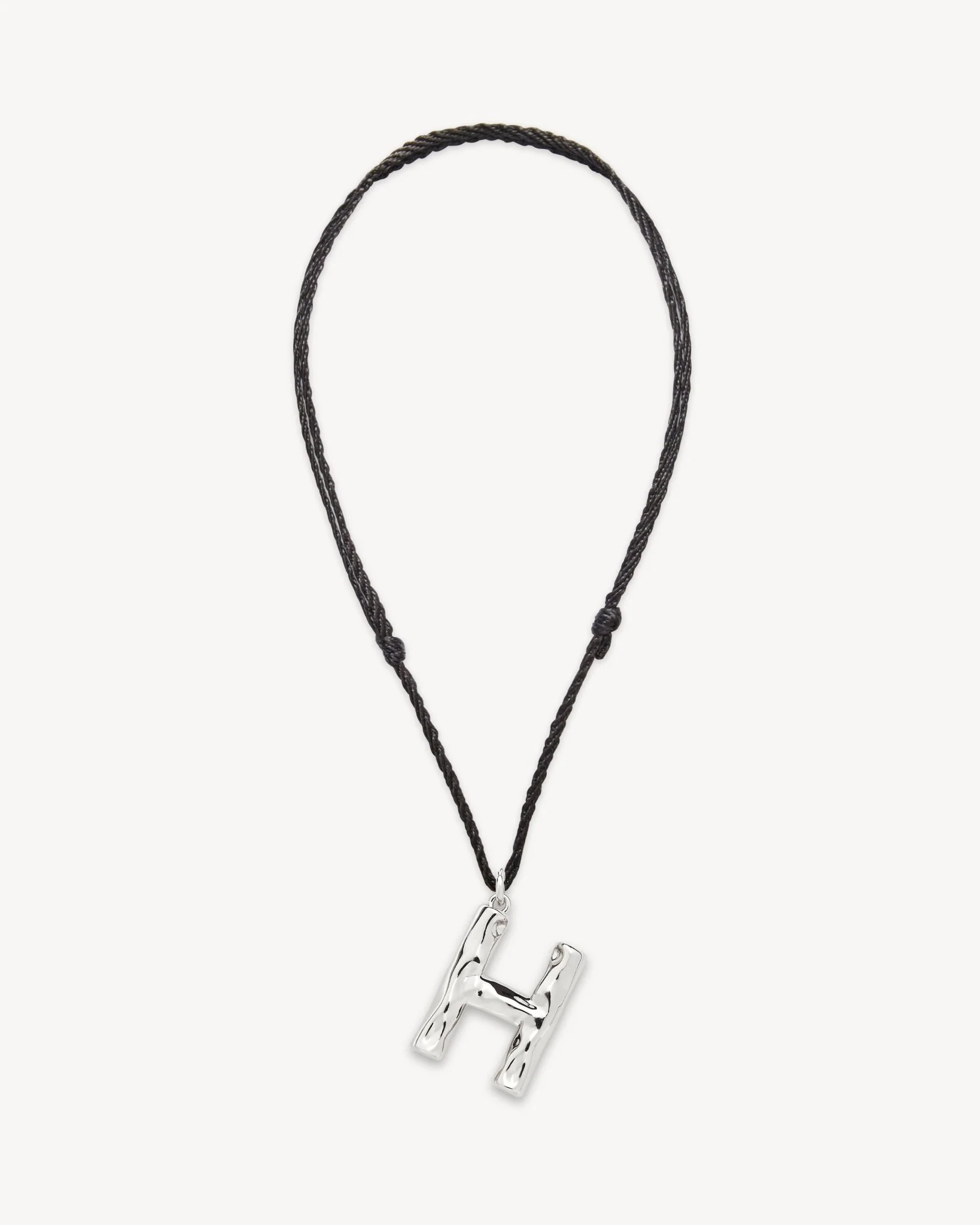 Grande Monogram Necklace in Silver - Image 8