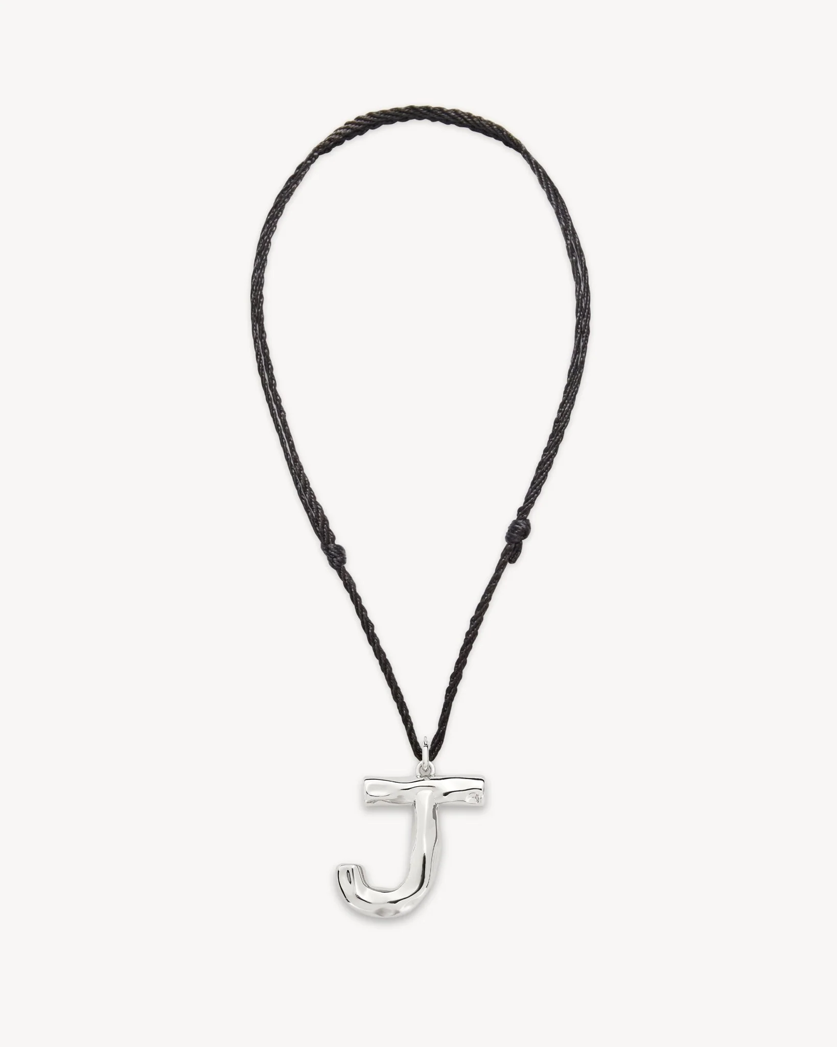 Grande Monogram Necklace in Silver - Image 9