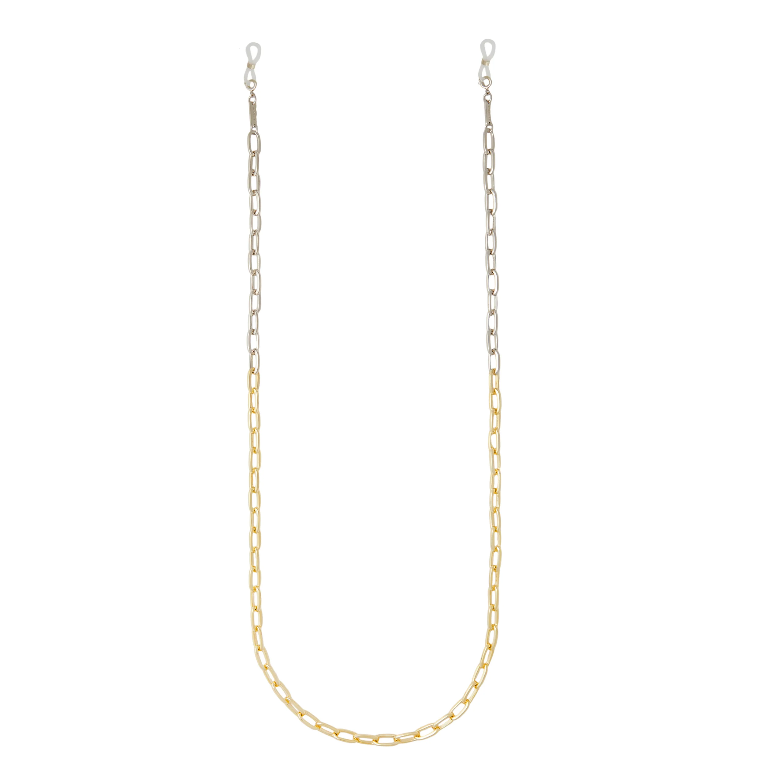 Grande Oval Link Sunglass Chain in Mixed Metals